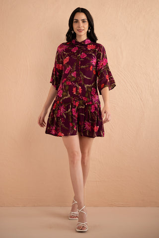 Hydra Mini Dress Desert Rose Dusk