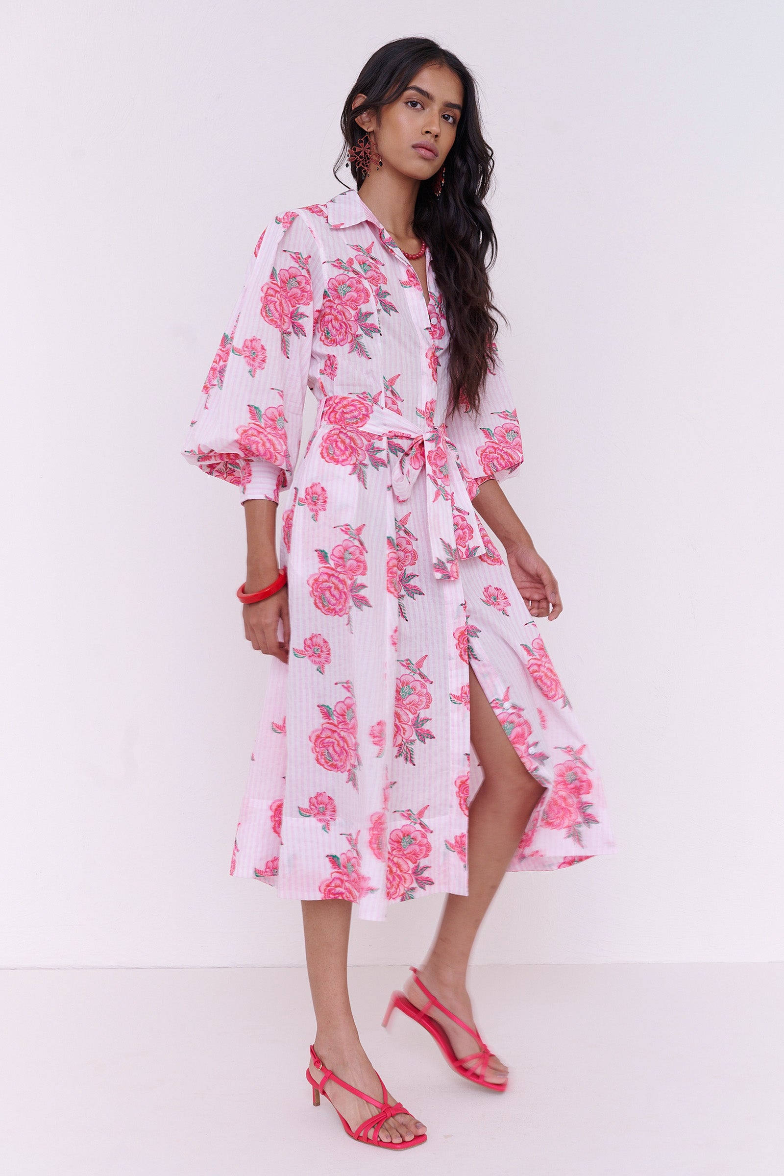 Harris Shirt Dress in Eliza Rose Prism