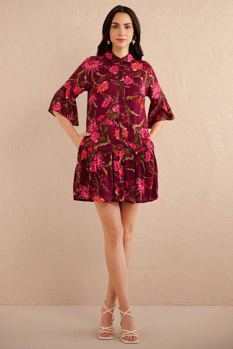 Hydra Mini Dress Desert Rose Dusk