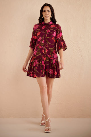 Hydra Mini Dress Desert Rose Dusk