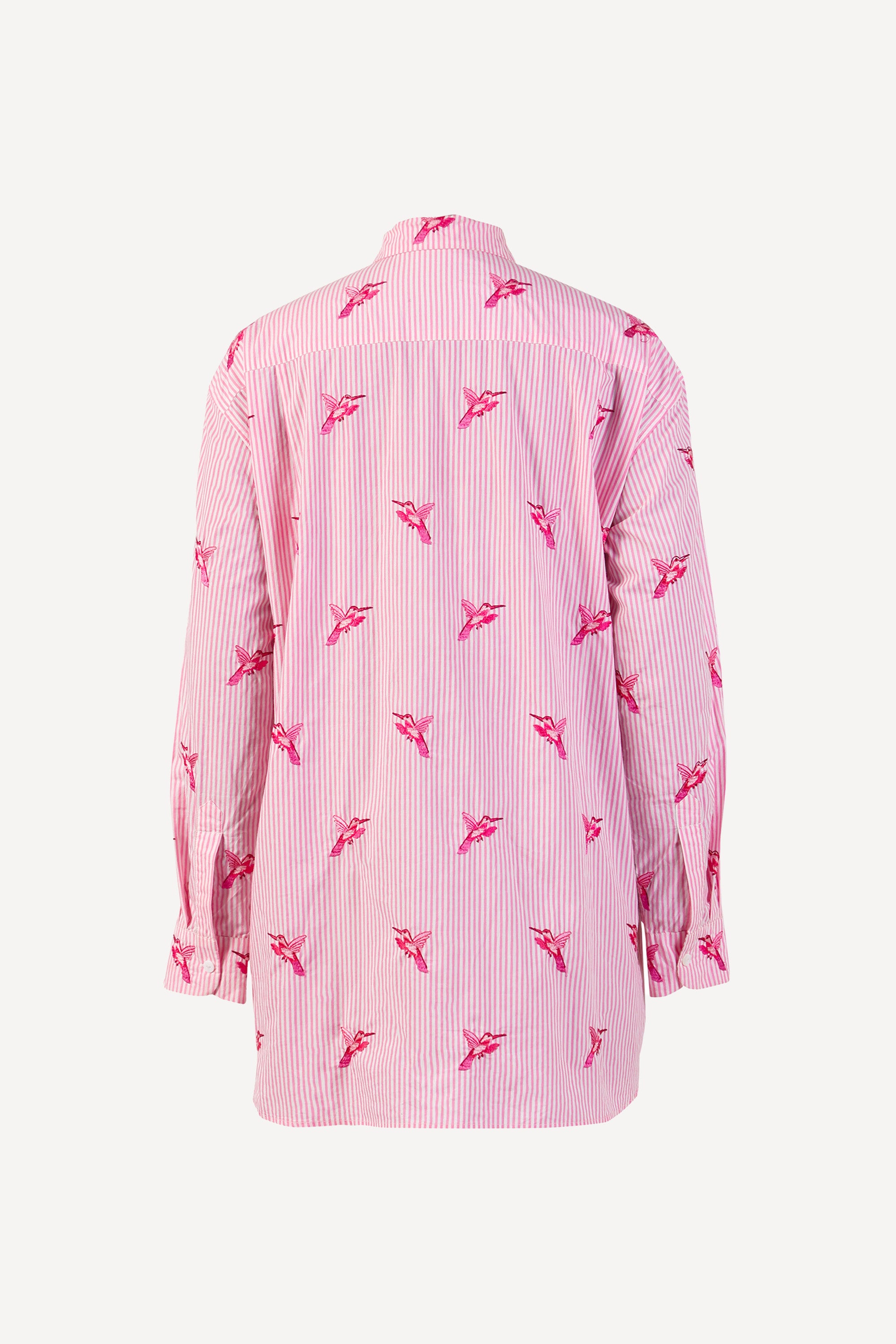 Jamie Shirt Embroidery Hummingbird