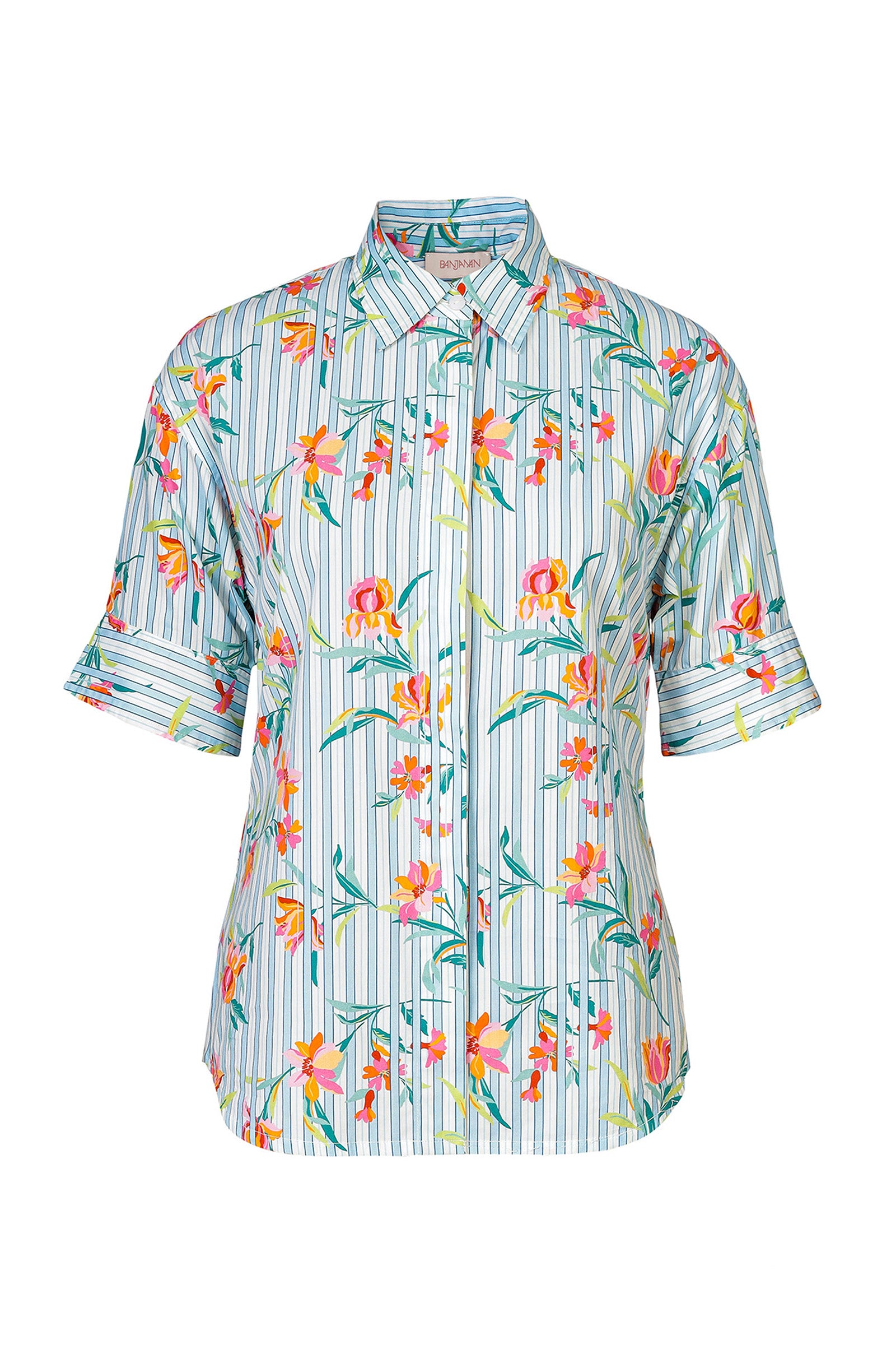 Jura Shirt Orchid Pinstripe Placid