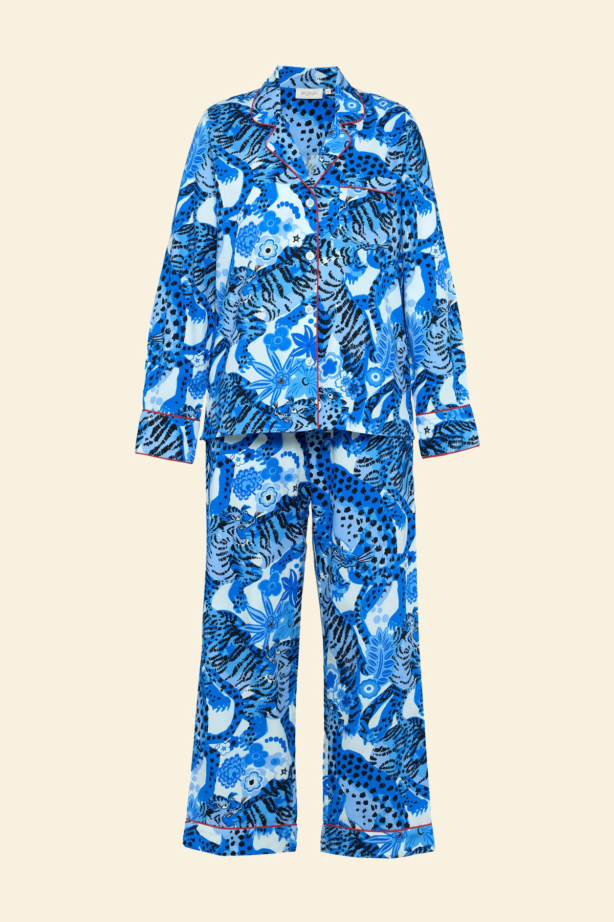 Karma Pajama Night Tiger Indigo