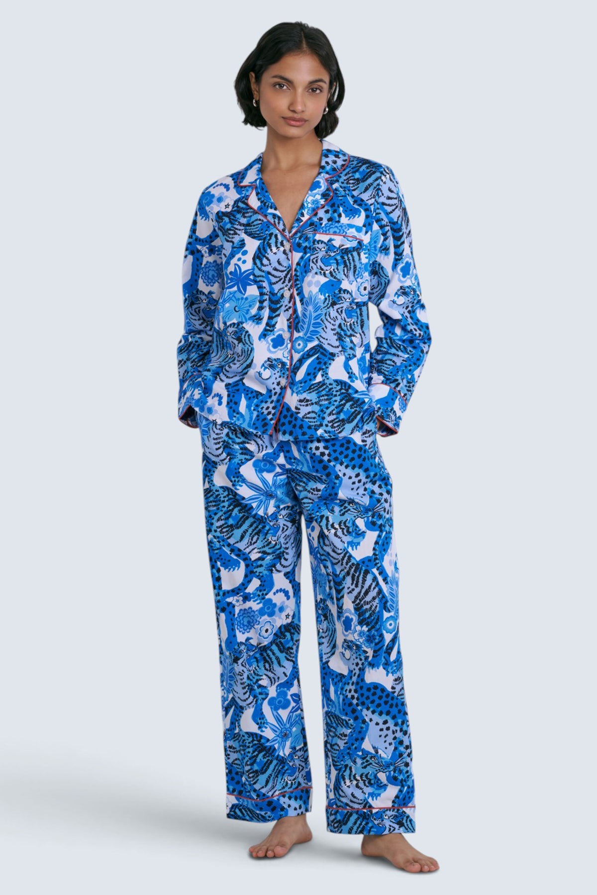 Karma Pajama Night Tiger Indigo