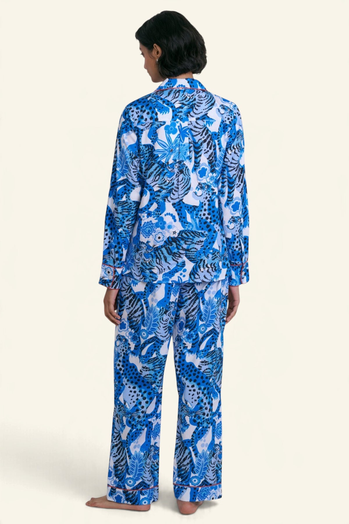 Karma Pajama Night Tiger Indigo