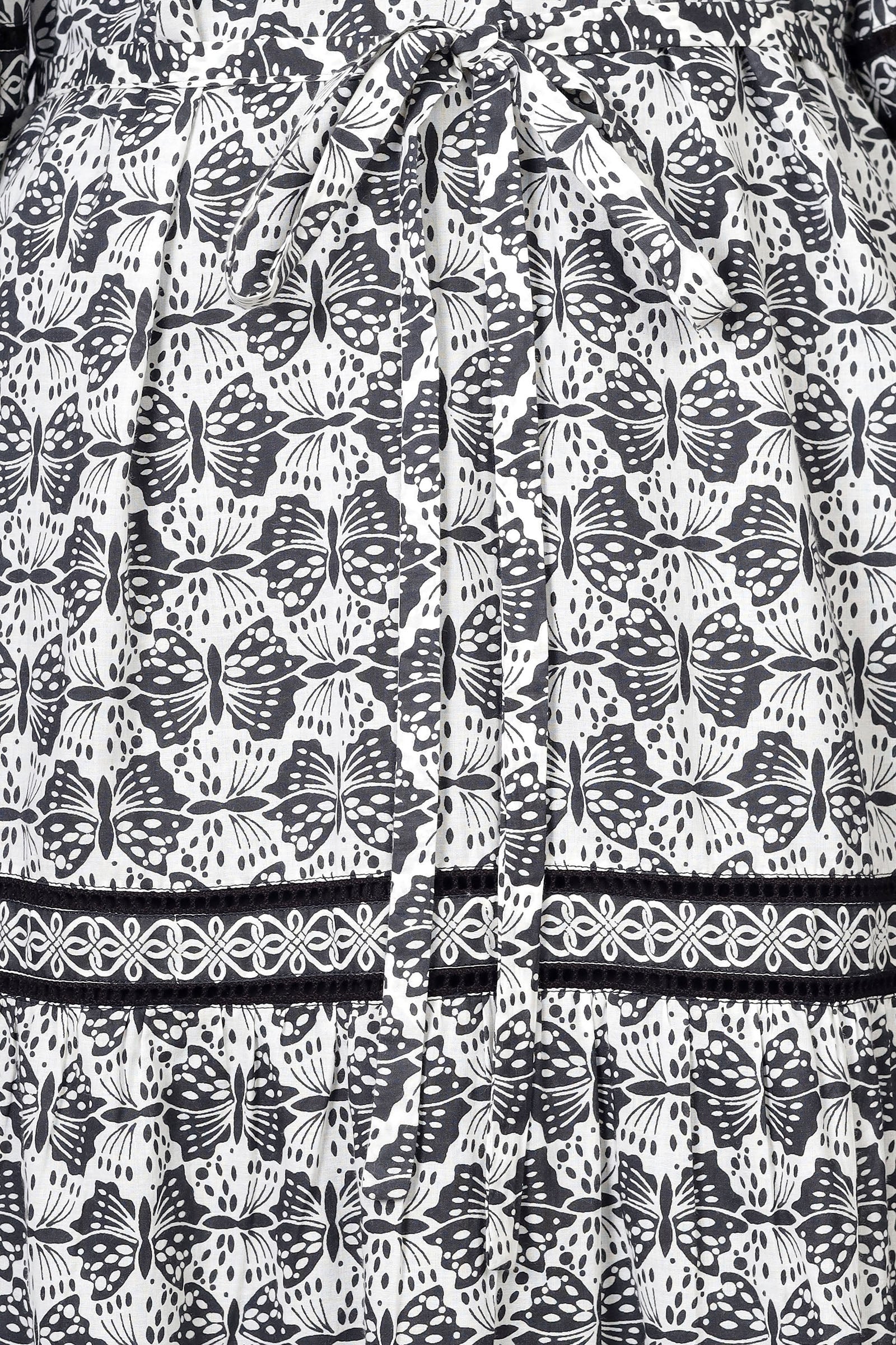 Liza Dress Flutter Caviar