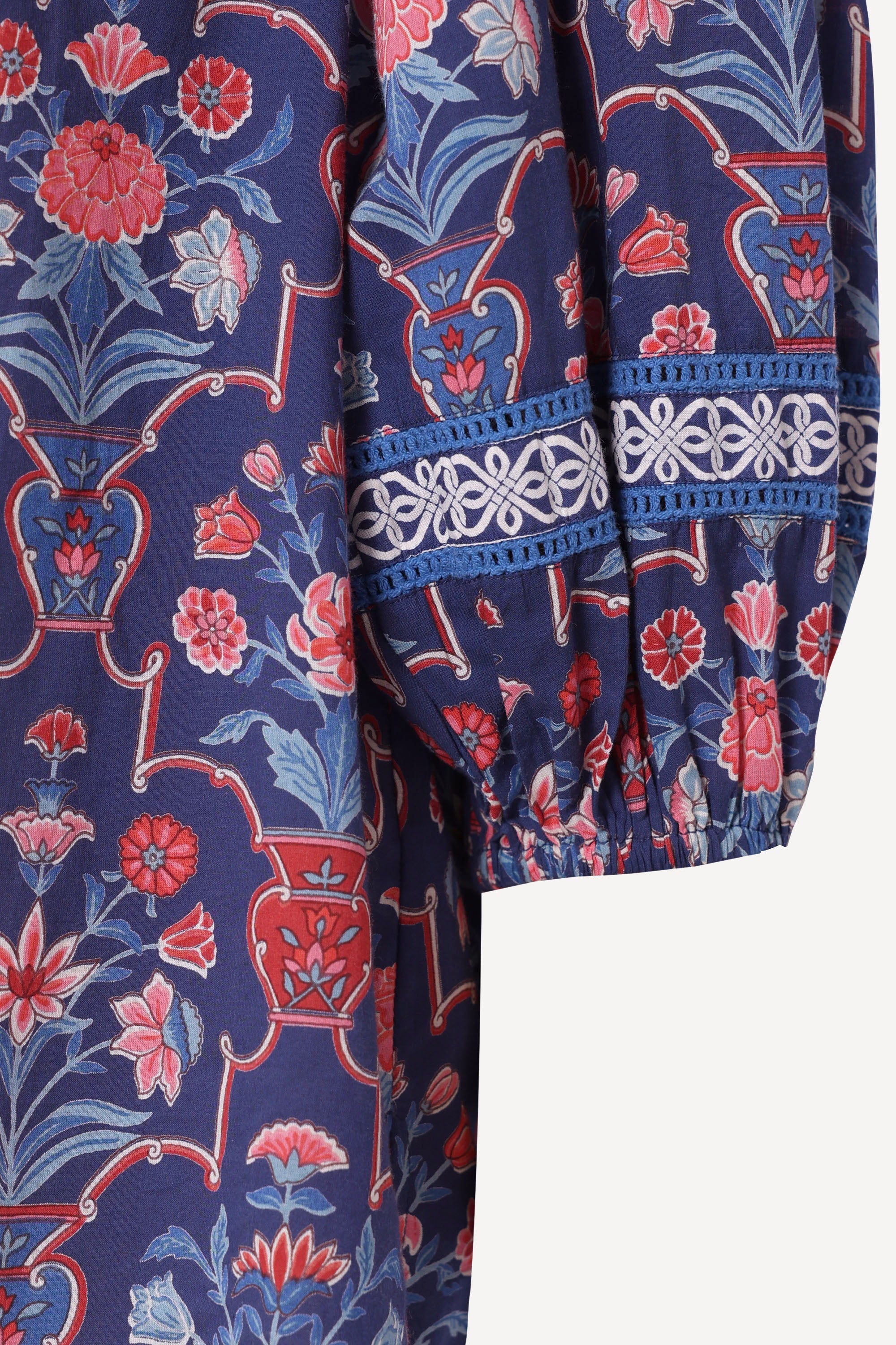 Lorna Top Floral Vase Medieval Blue