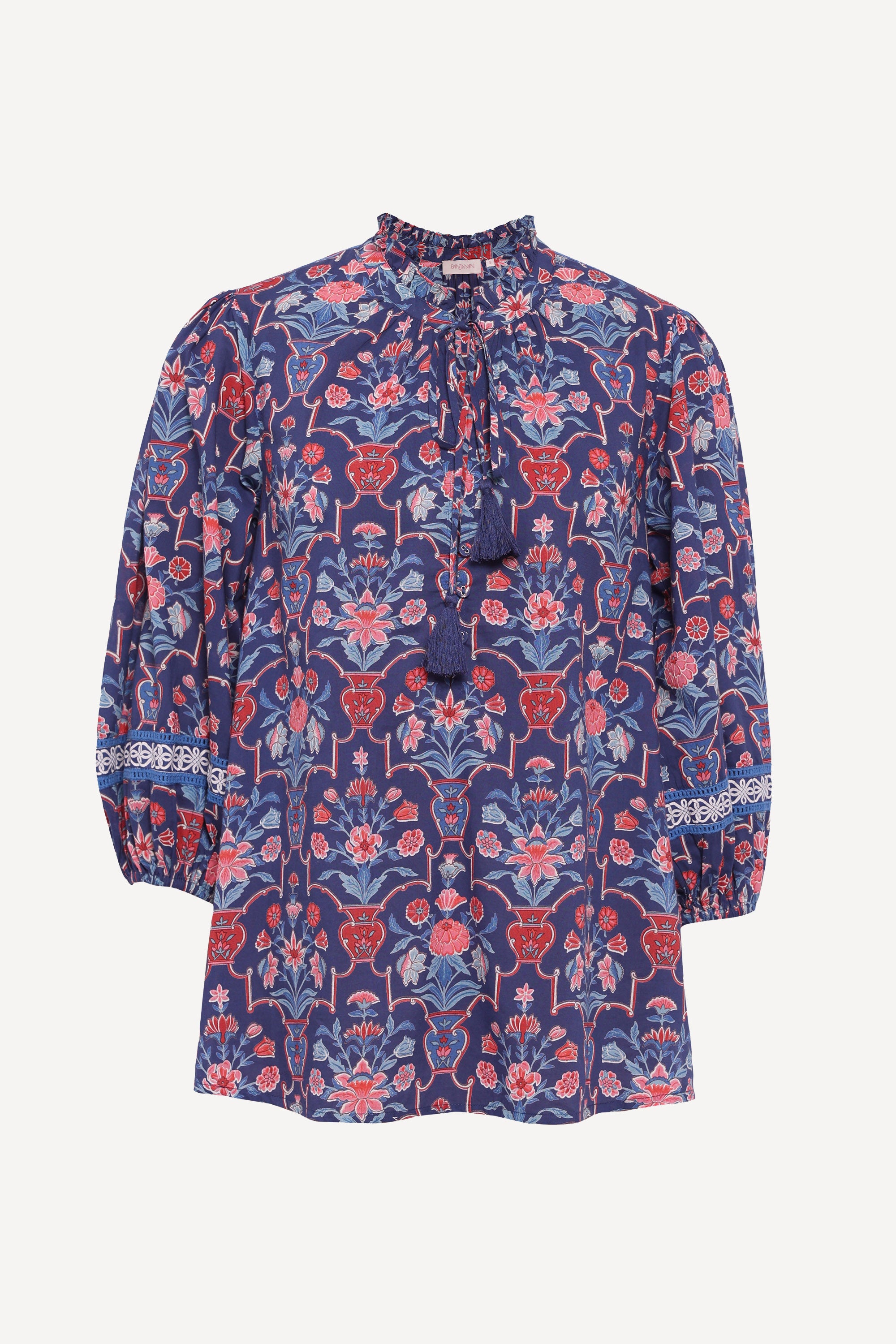 Lorna Top Floral Vase Medieval Blue