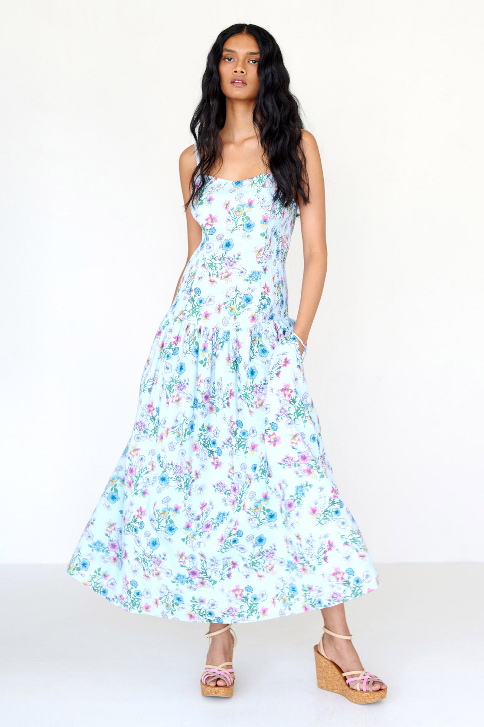 Maisie Dress Burdock Imperial