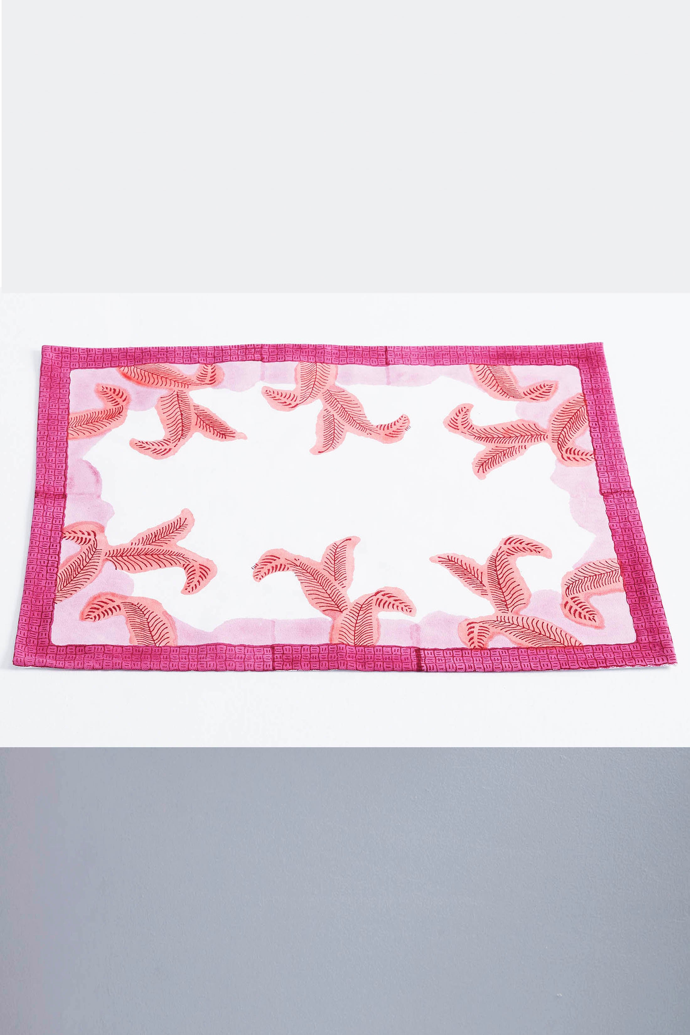 Palm Leaf Pink Placemats