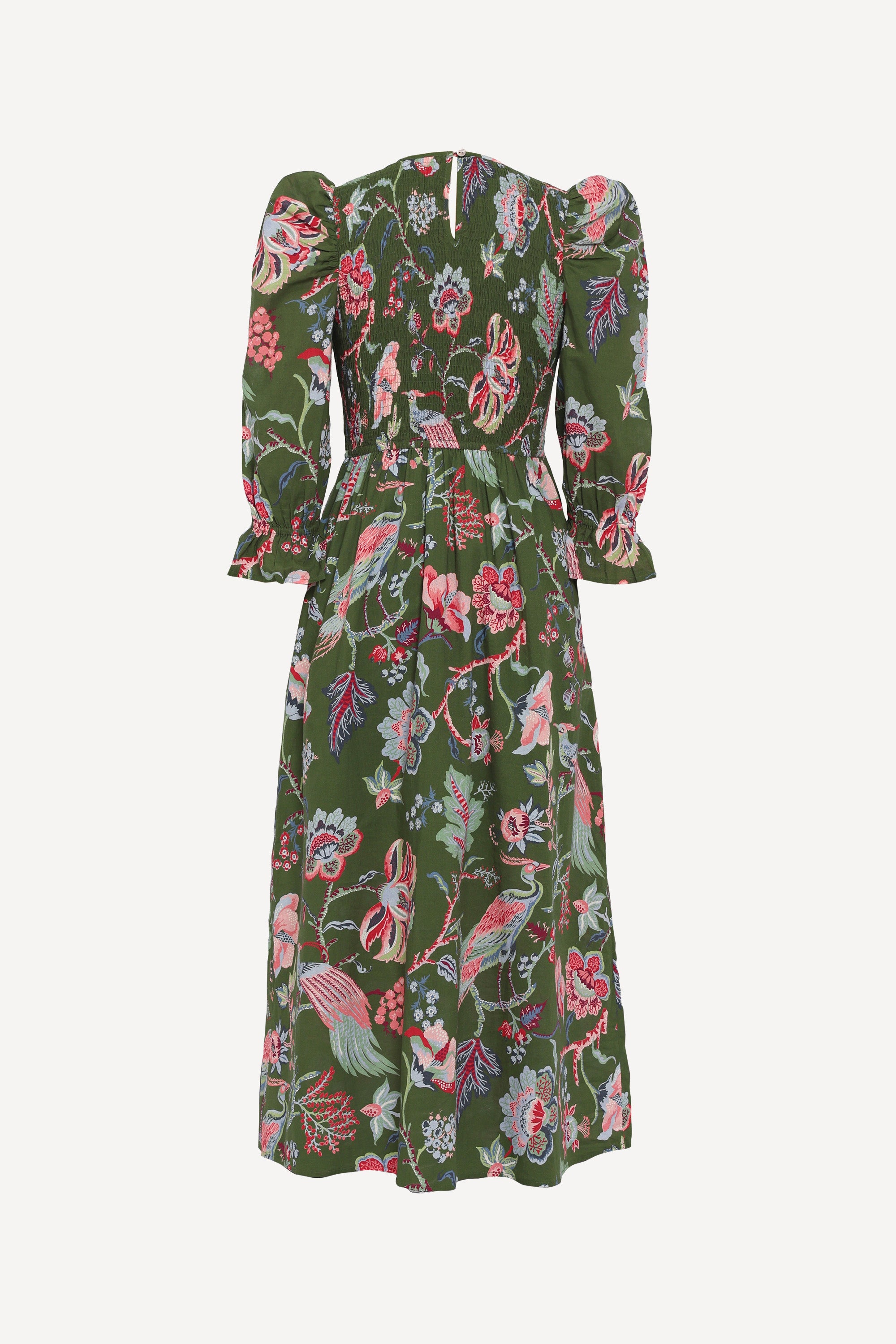 Queenie Dress Chintz Moss