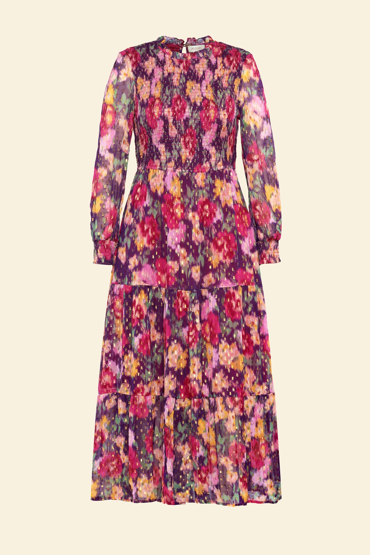 Quentin Dress Damask Rose Acai
