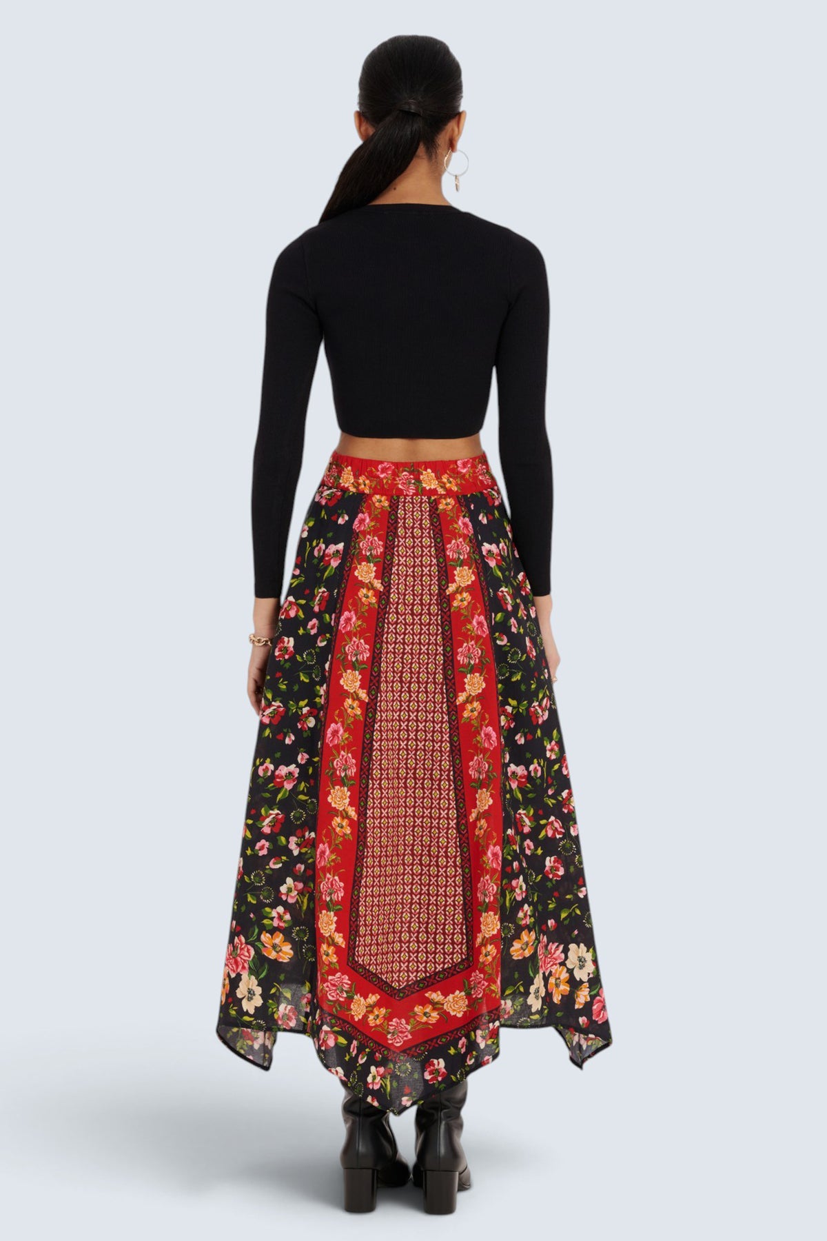 Quinn Skirt Wild Anemone Caviar