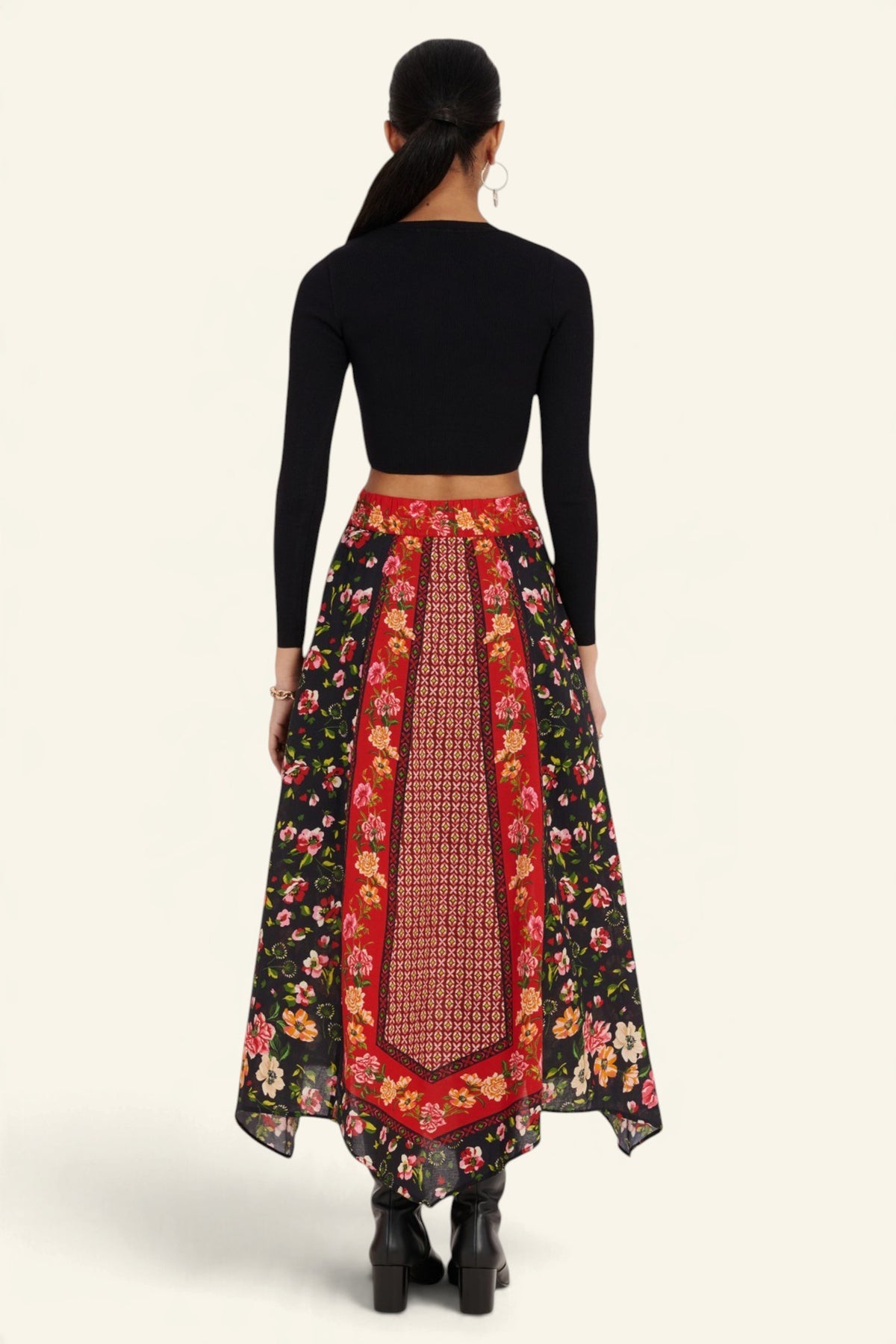 Quinn Skirt Wild Anemone Caviar