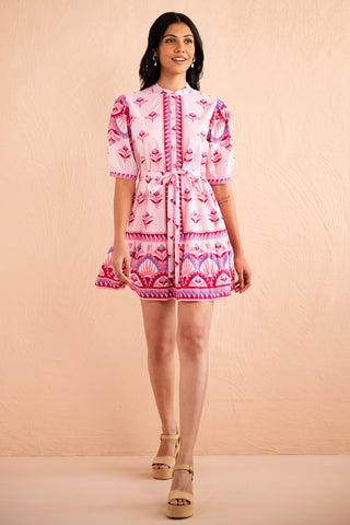Roma Dress Syros Stripe Amethyst
