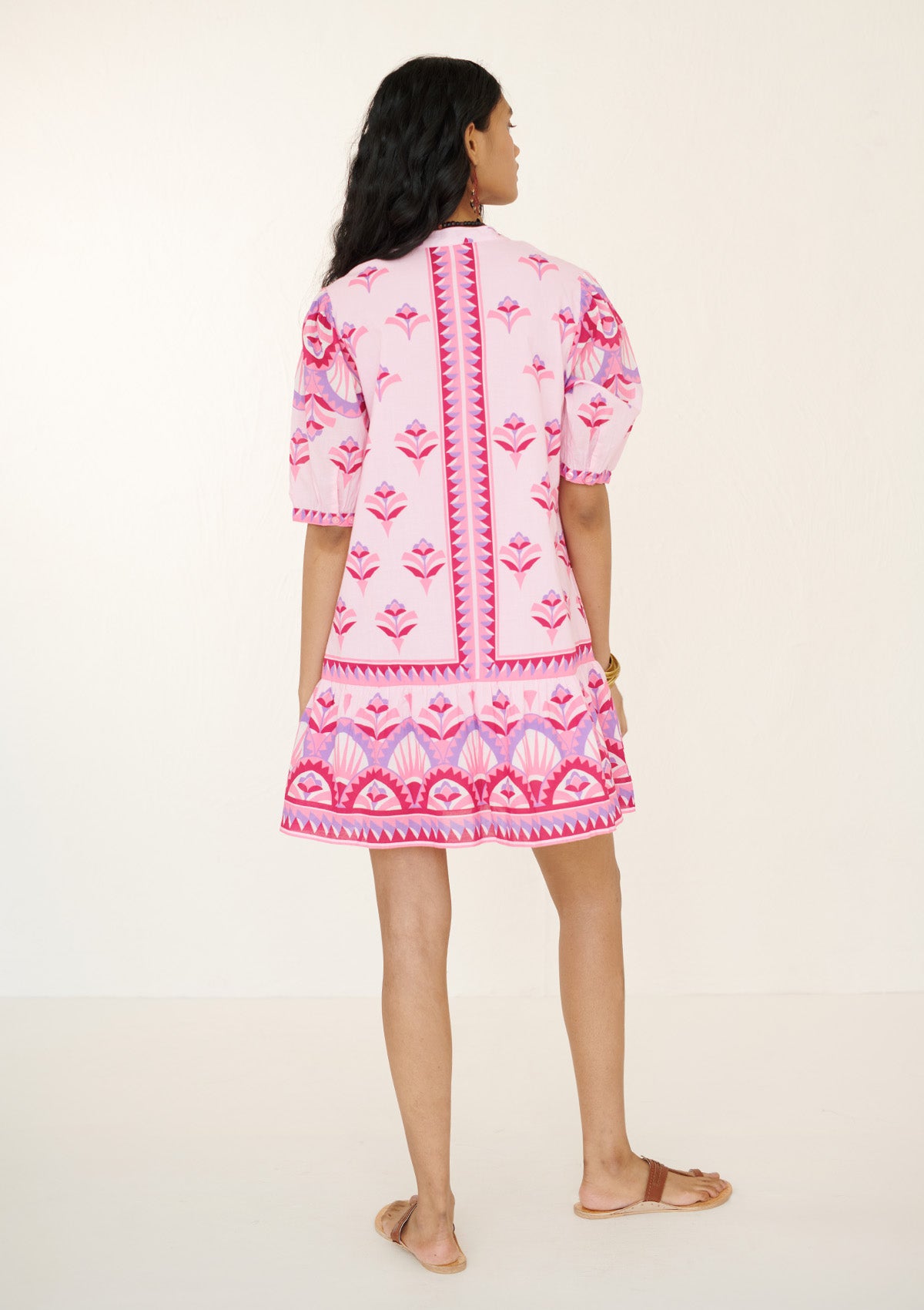 Roma Dress Syros Stripe Amethyst