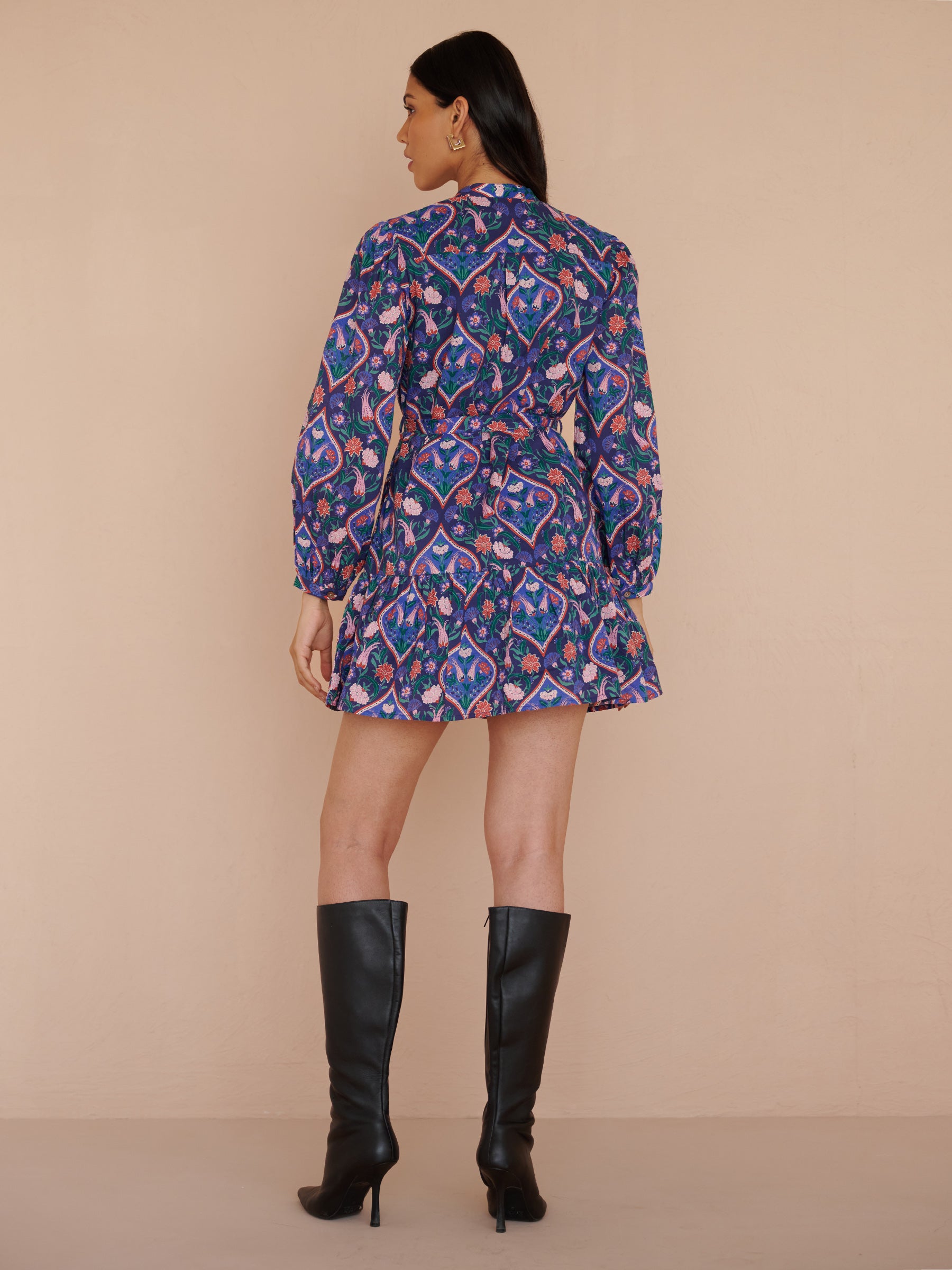 Roma Dress Persian Tile Lapis