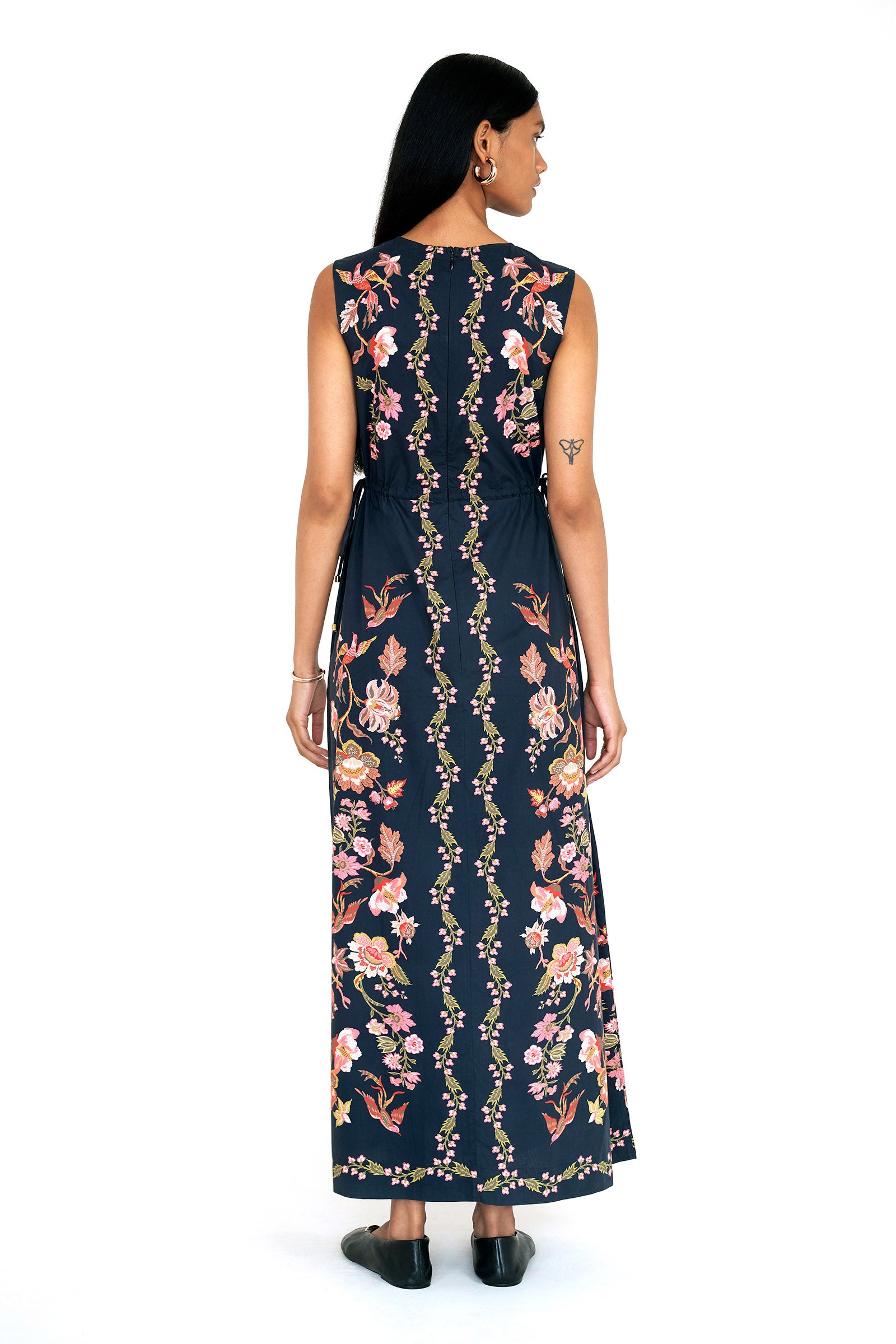 Rhonda Dress Chintz Jet