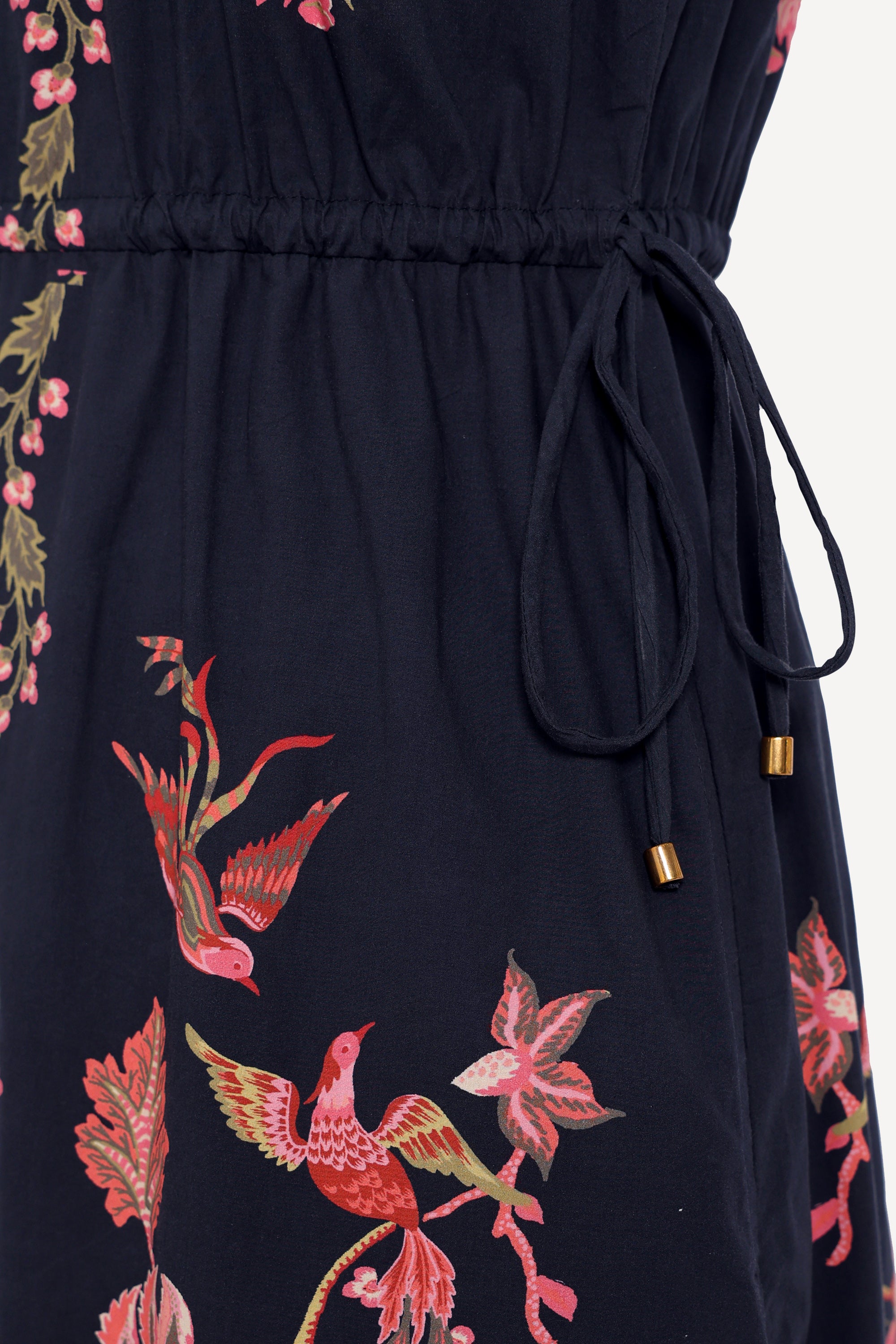 Rhonda Dress Chintz Jet