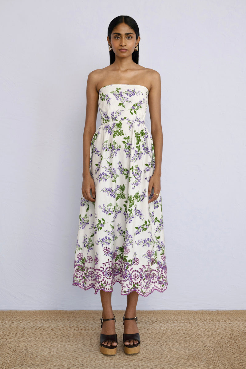Simona Dress Wisteria Violet