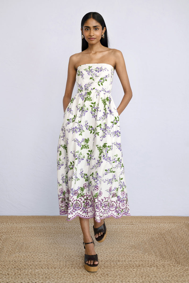 Simona Dress Wisteria Violet