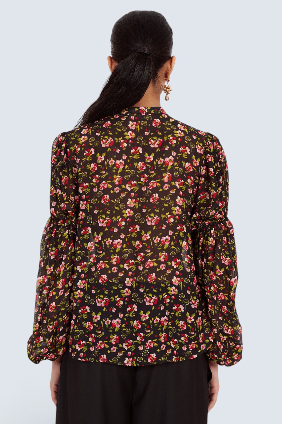 Sandra Shirt Wild Anemone Caviar
