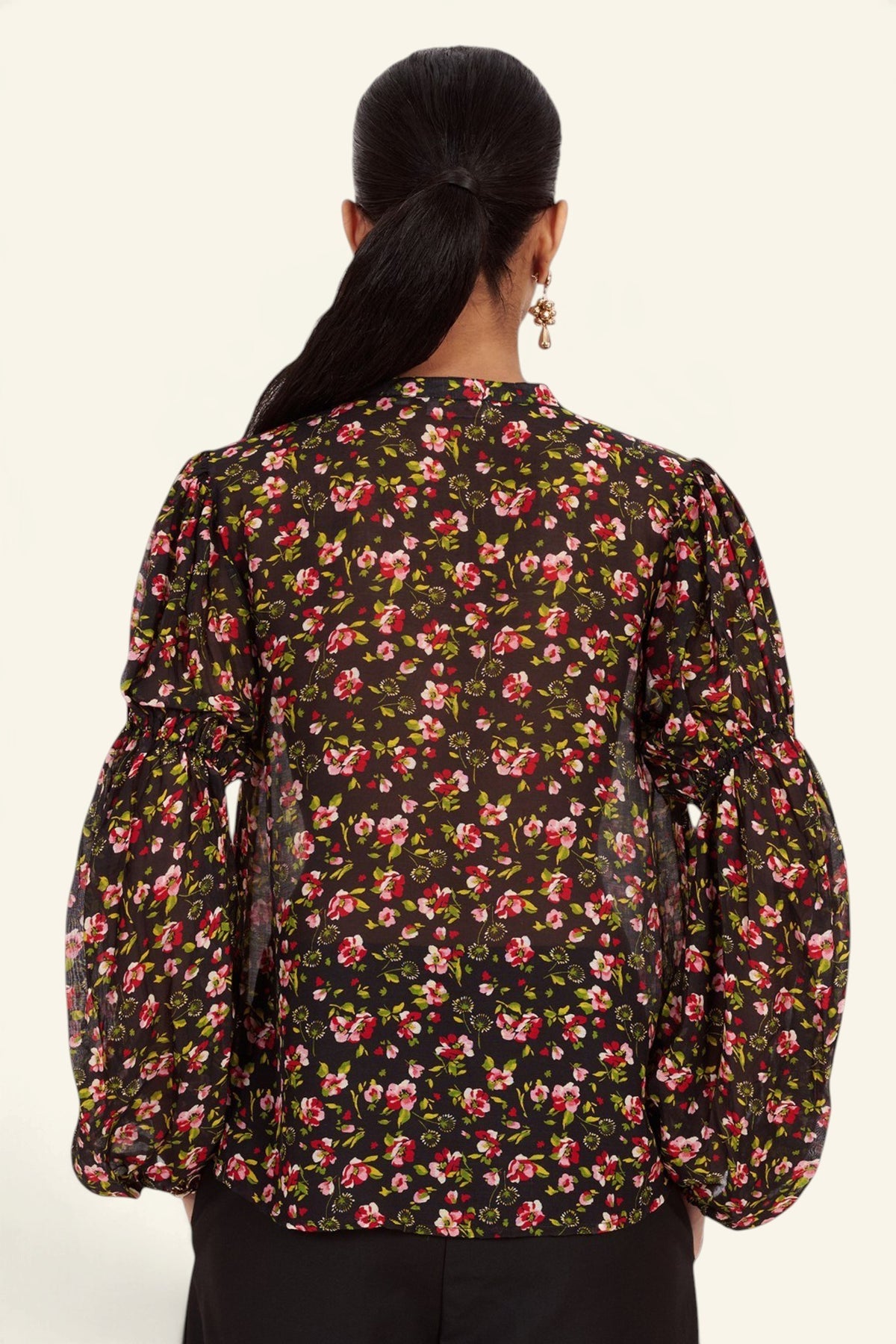 Sandra Shirt Wild Anemone Caviar