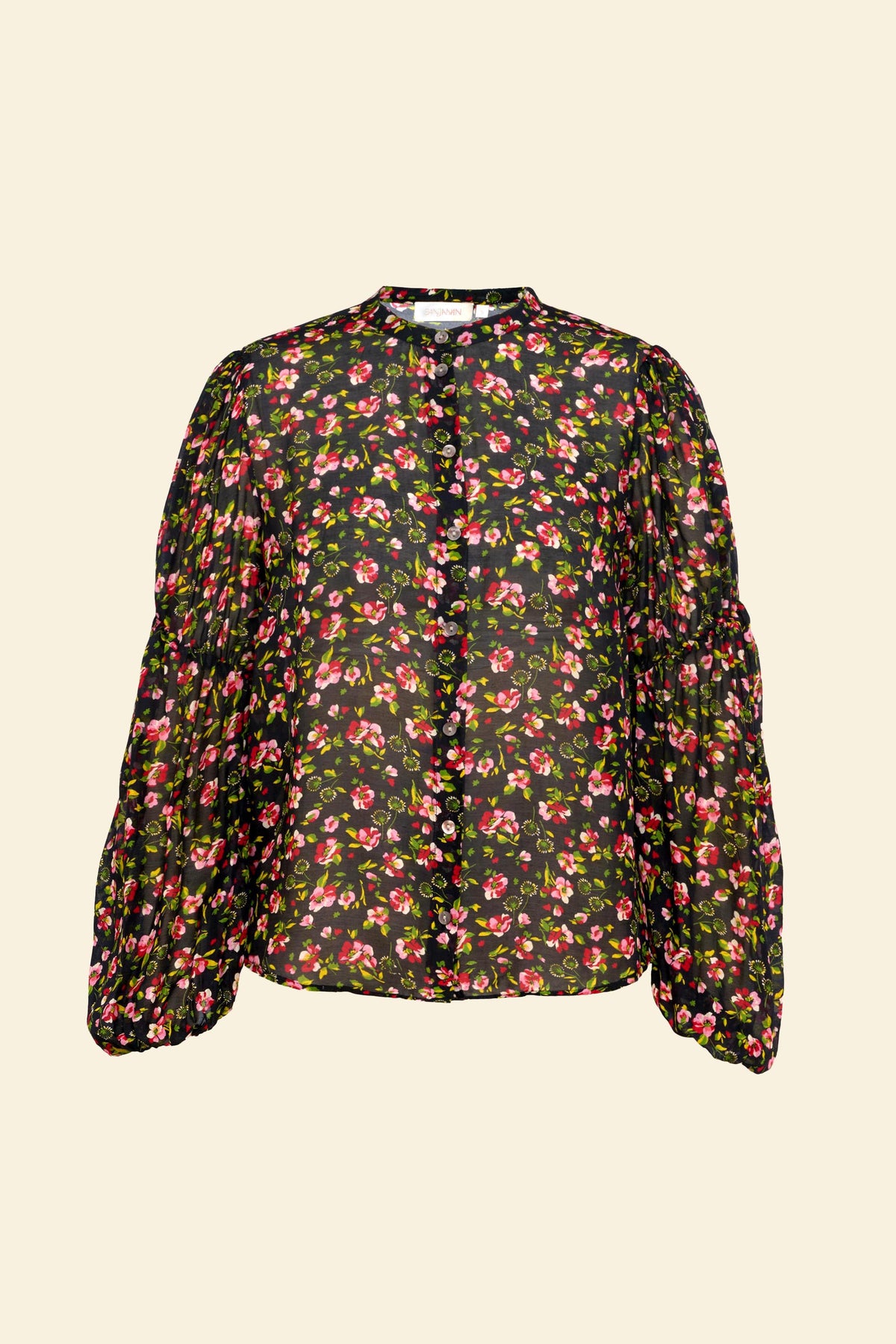 Sandra Shirt Wild Anemone Caviar