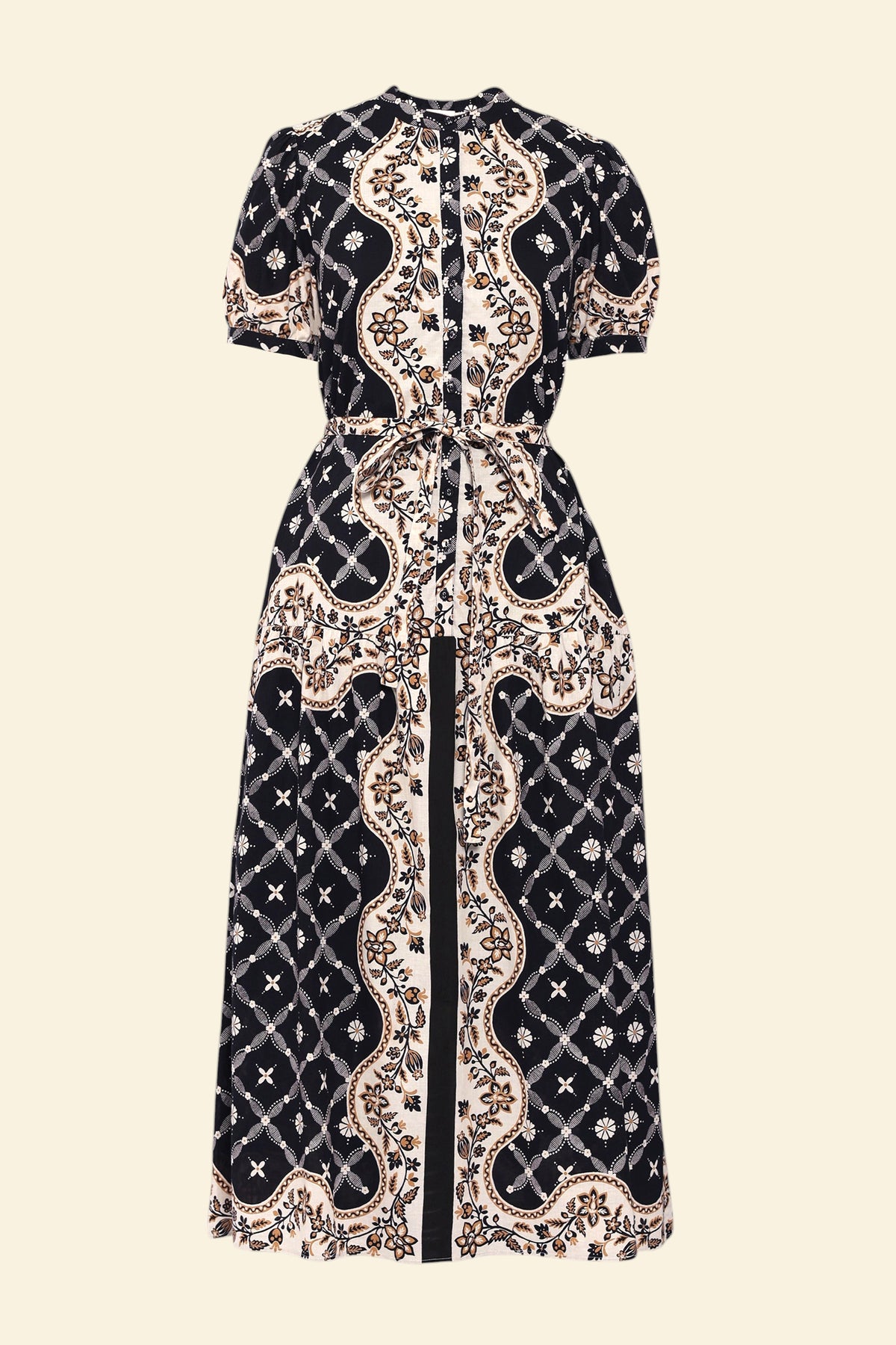 Saylor Dress Bandana Black Beauty