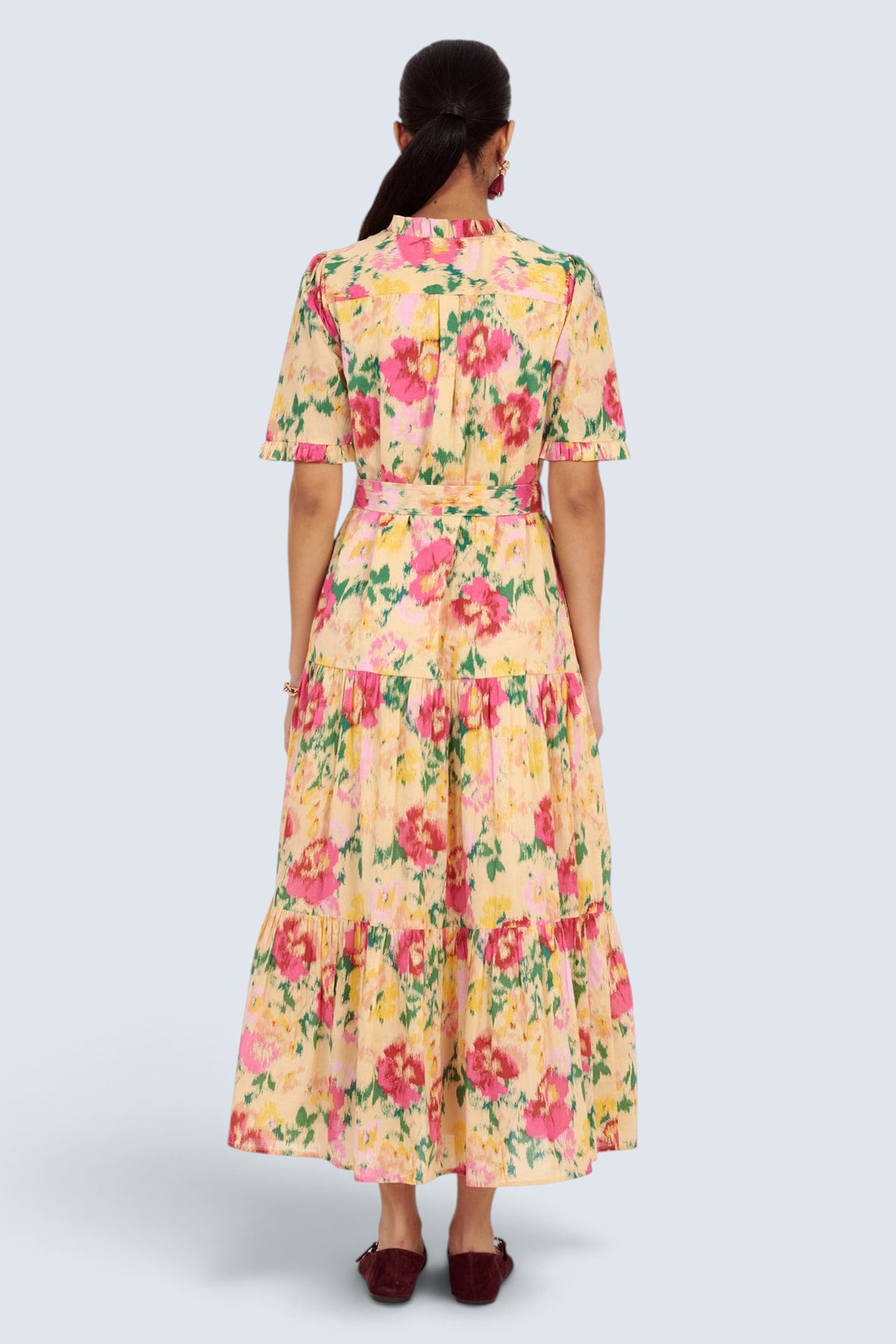 Saylor Dress Damask Rose Antique