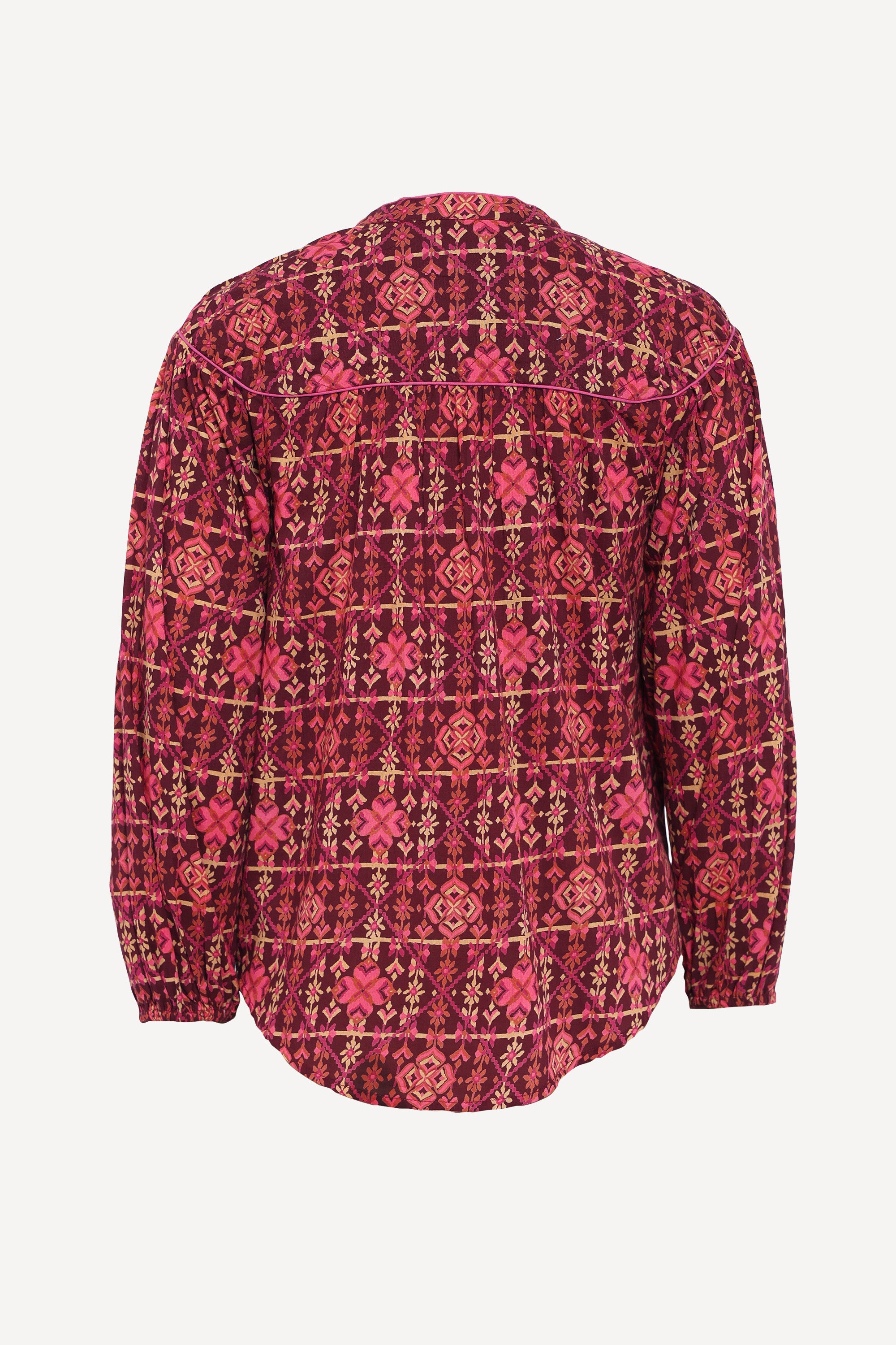 Vanessa Top Needlepoint Mahogany