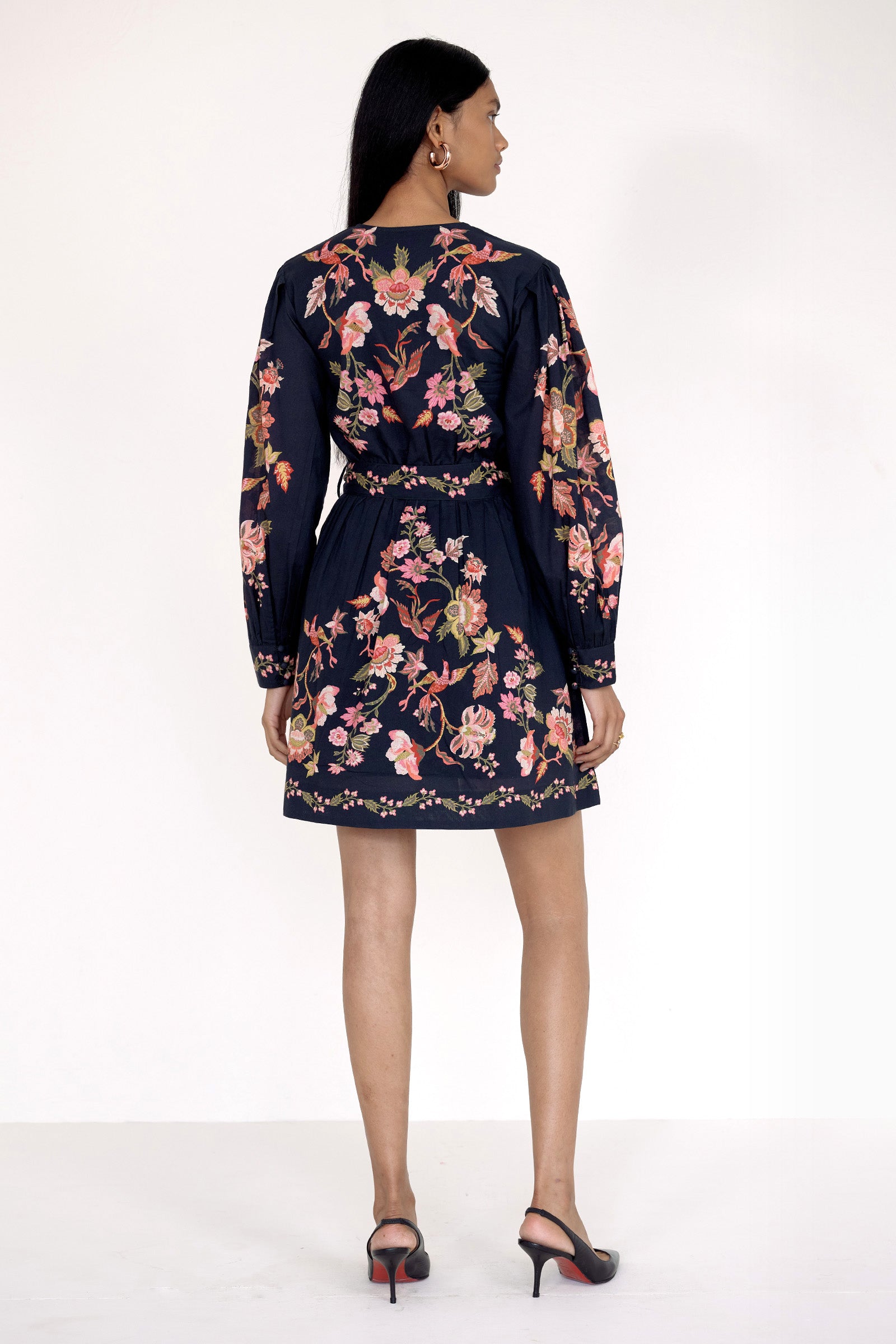 Anne Mini Dress Chintz Jet