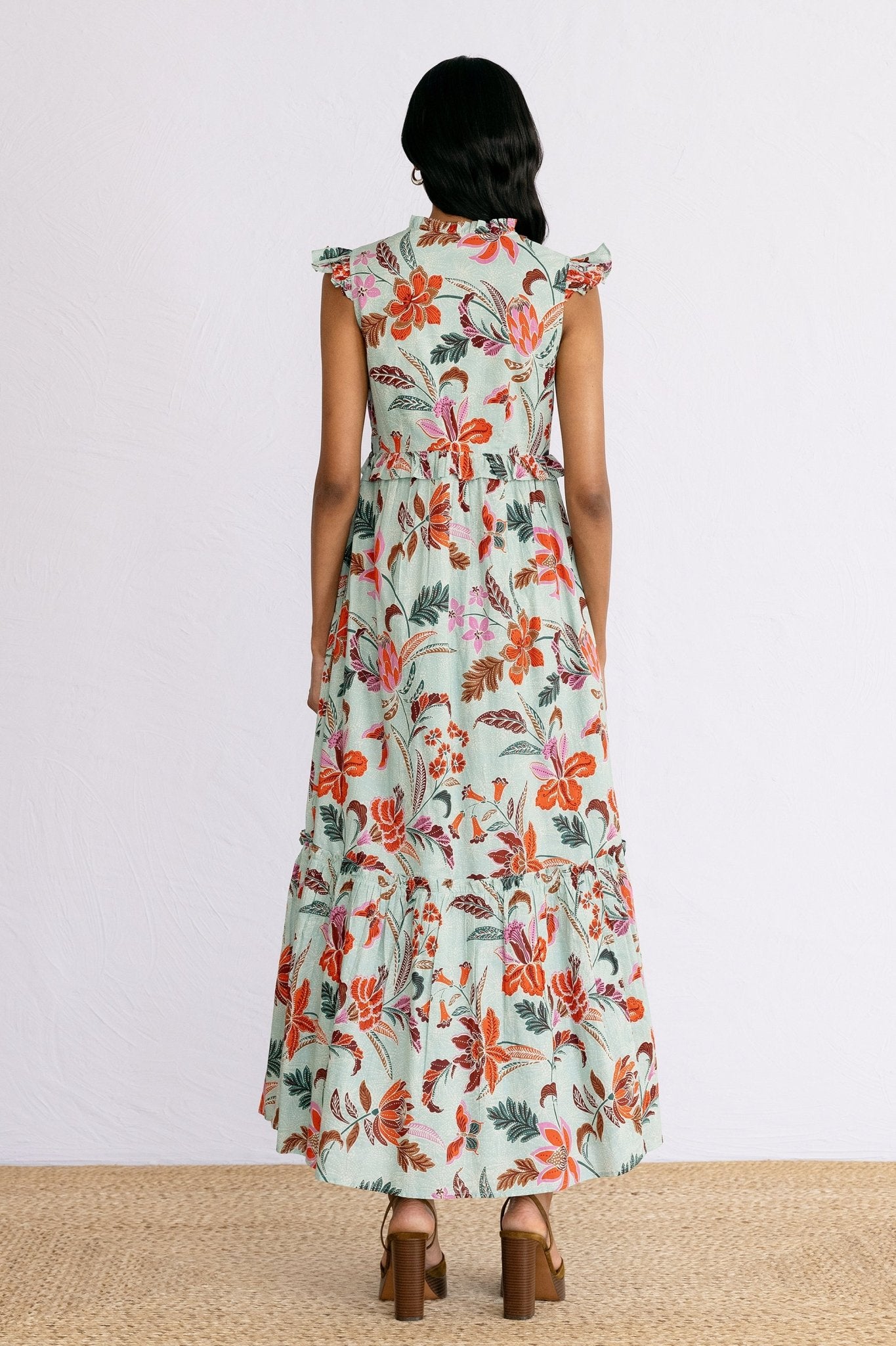 Constance Dress Bali Floral Haze