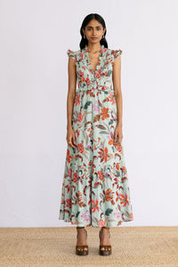 Constance Dress Bali Floral Haze