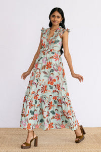 Constance Dress Bali Floral Haze