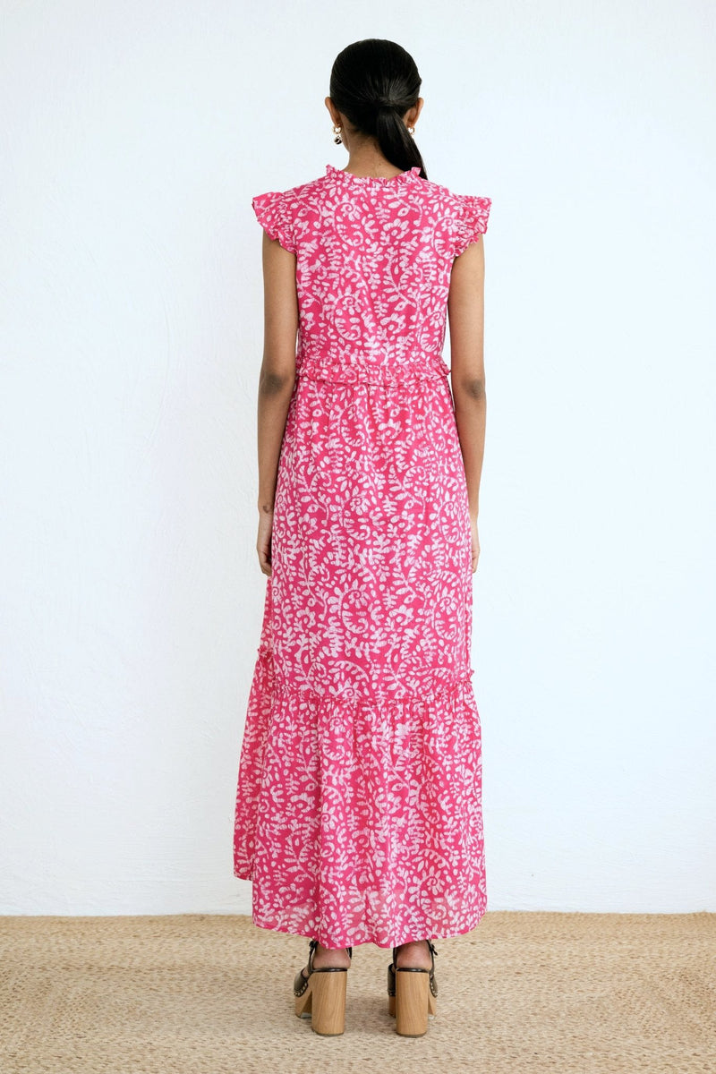 Constance Dress Bondi Batik Rose