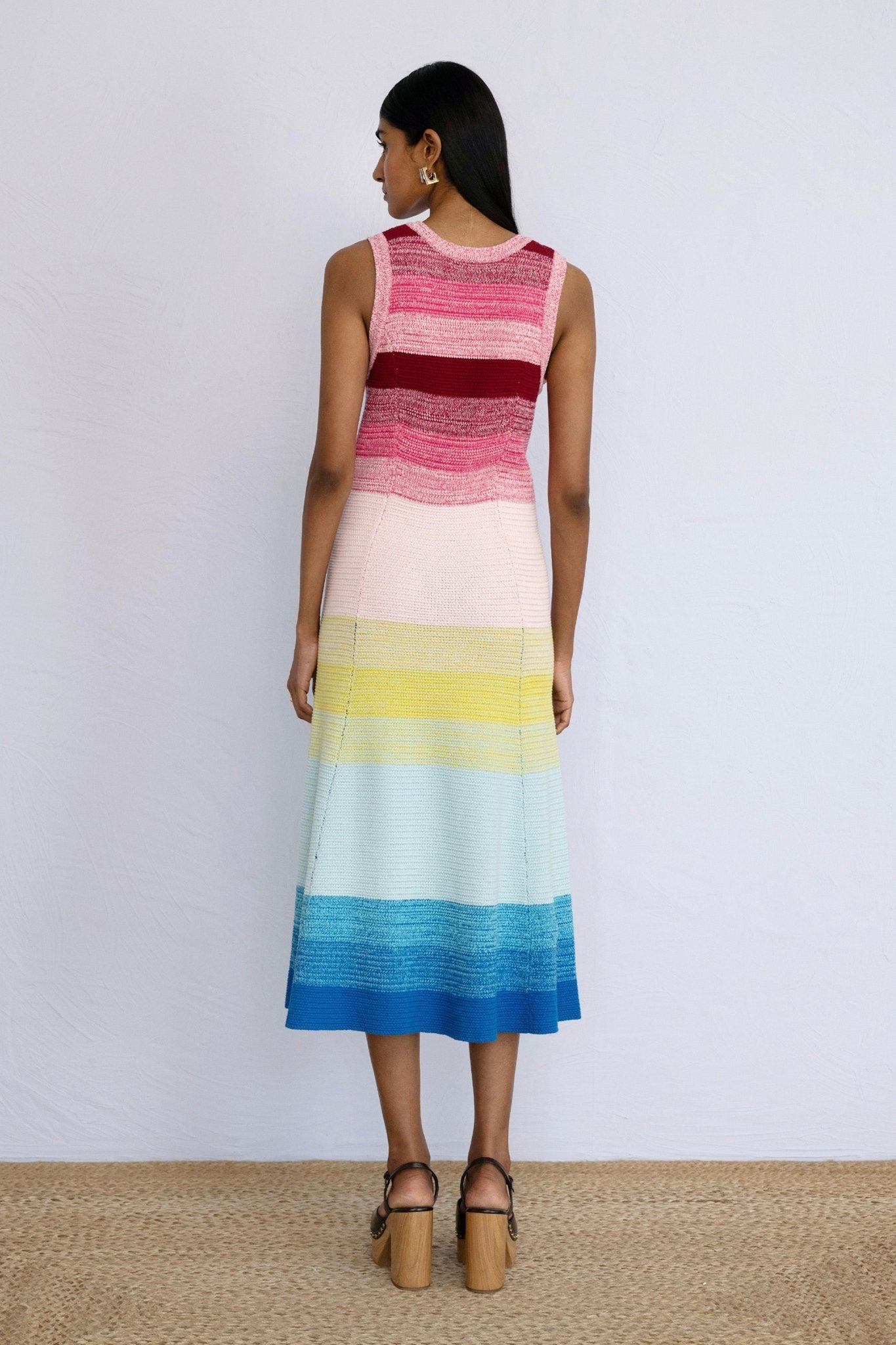 Genoa Dress Bloom Ombre