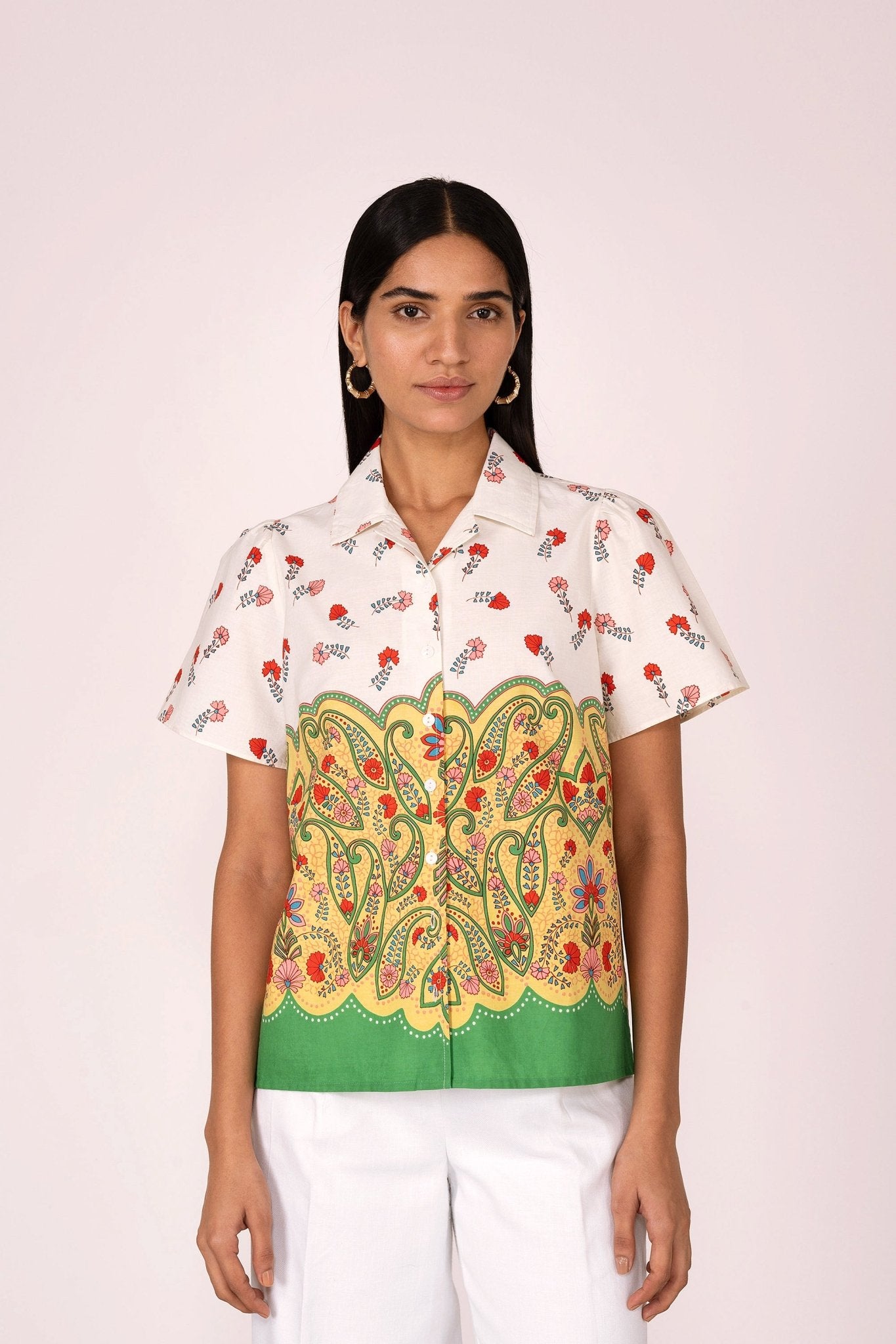 Iona Shirt Paisley Ming – Banjanan