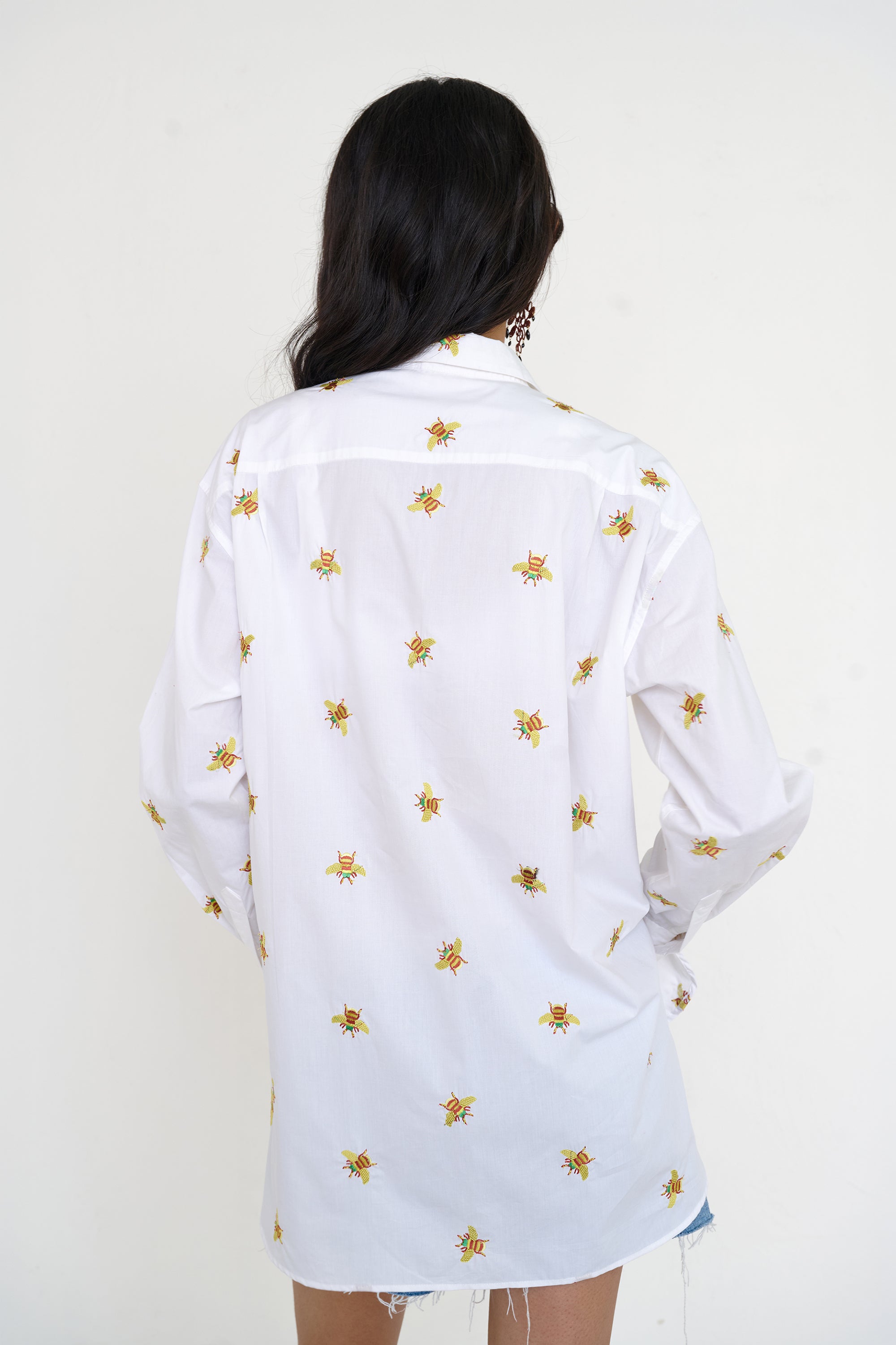 Jamie Shirt Embroidery Bumblebee