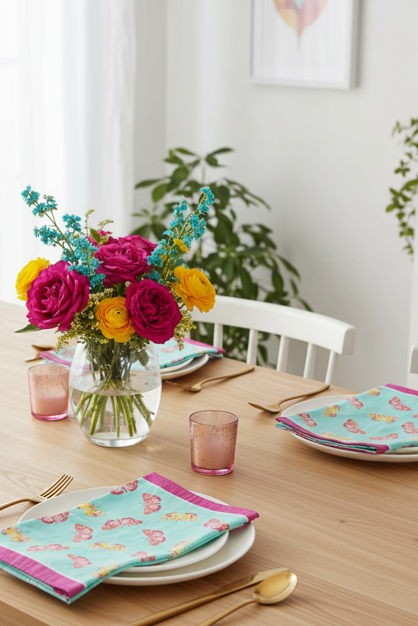 Magical Animal Flitter Butterfly Napkins