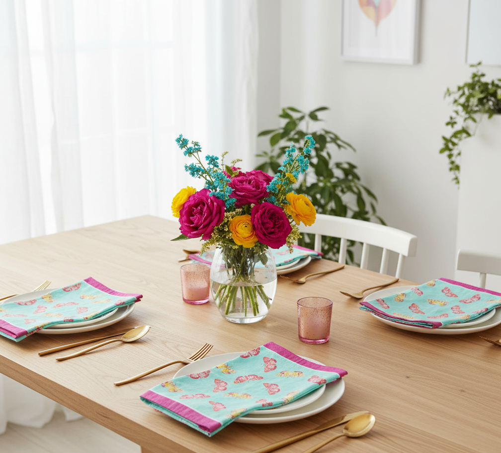 Magical Animal Flitter Butterfly Napkins