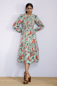 Mortiz Dress Bali Floral Haze