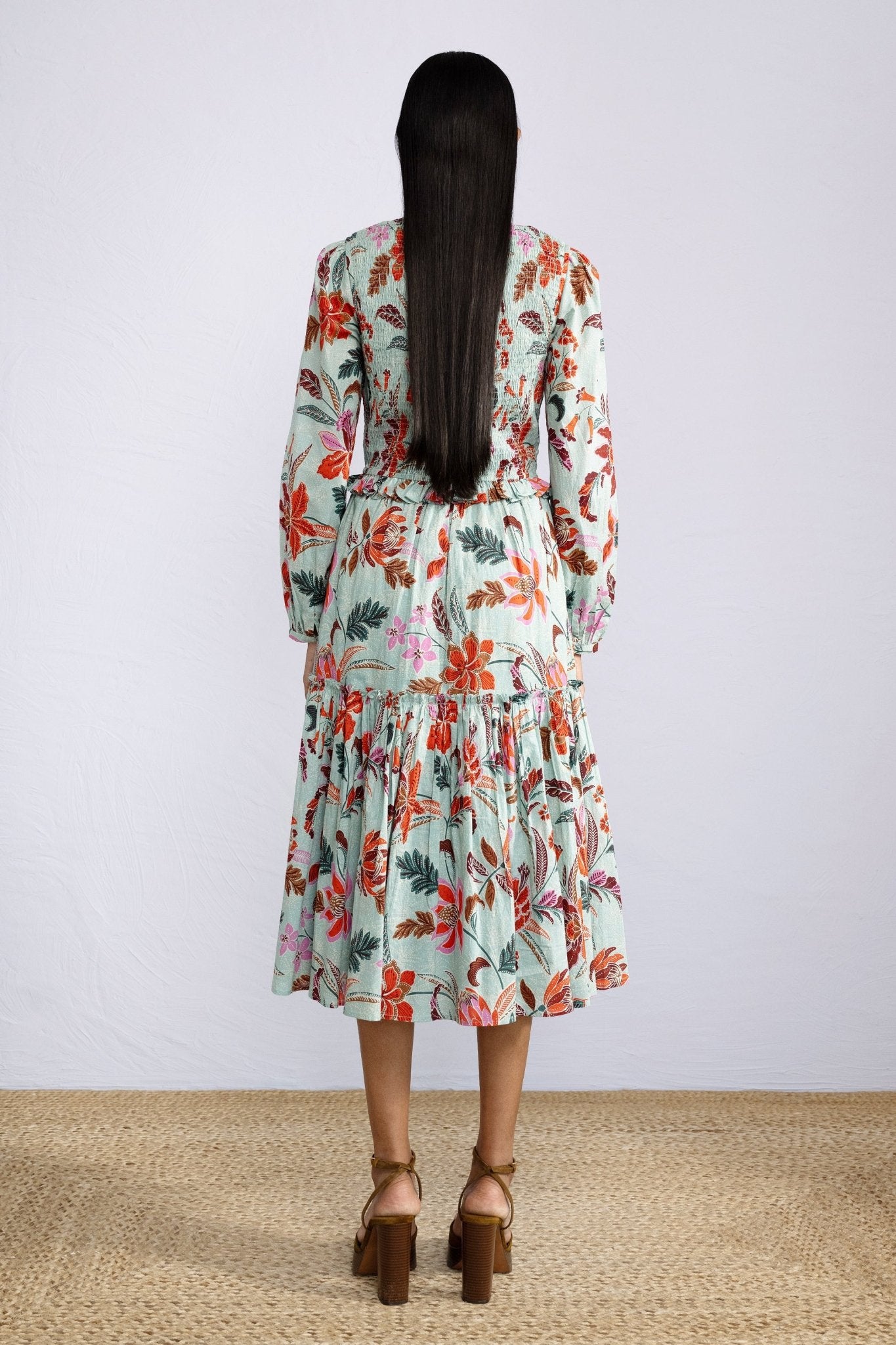 Mortiz Dress Bali Floral Haze