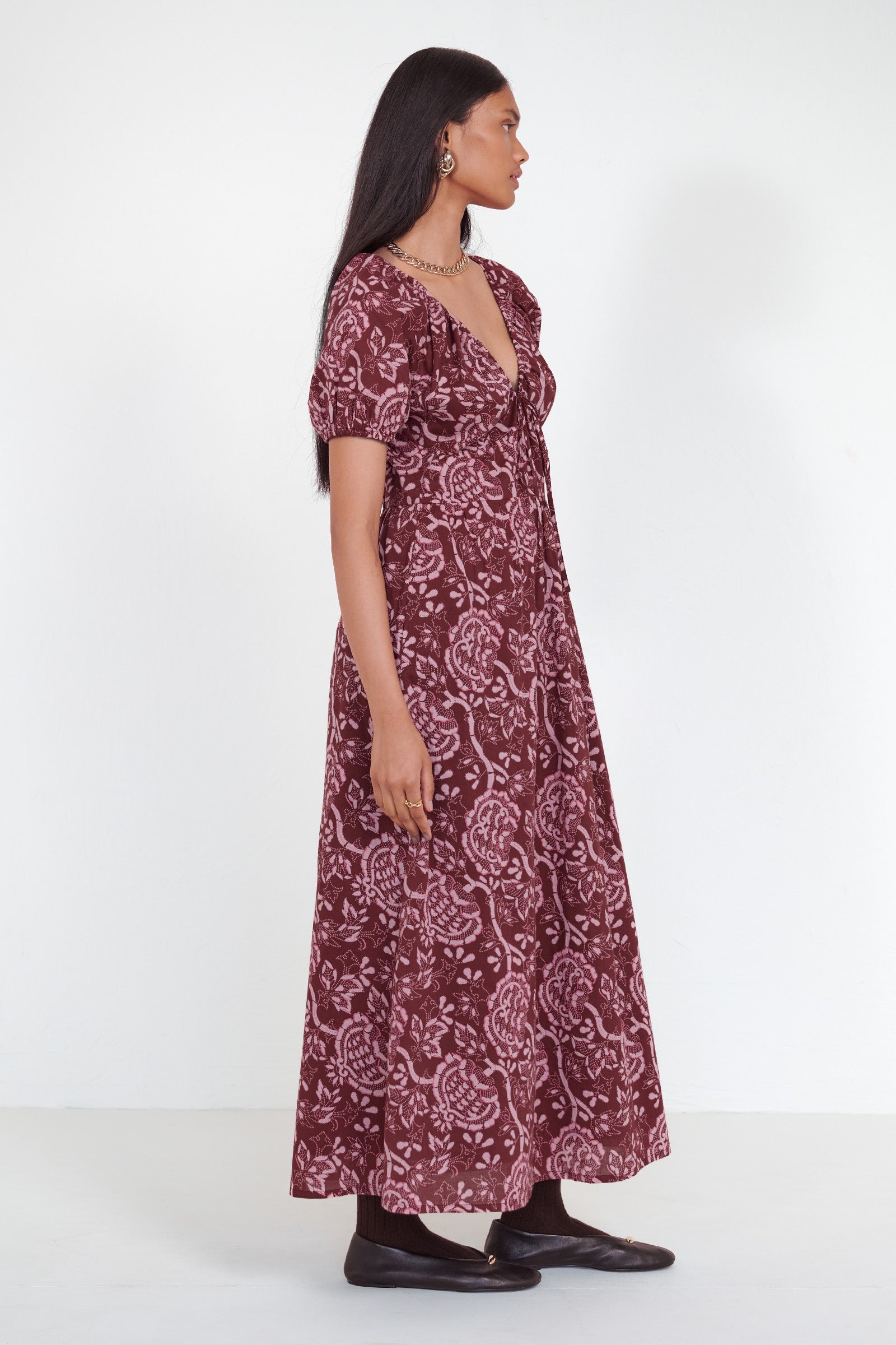 Norma Dress Coromandel Chocolate