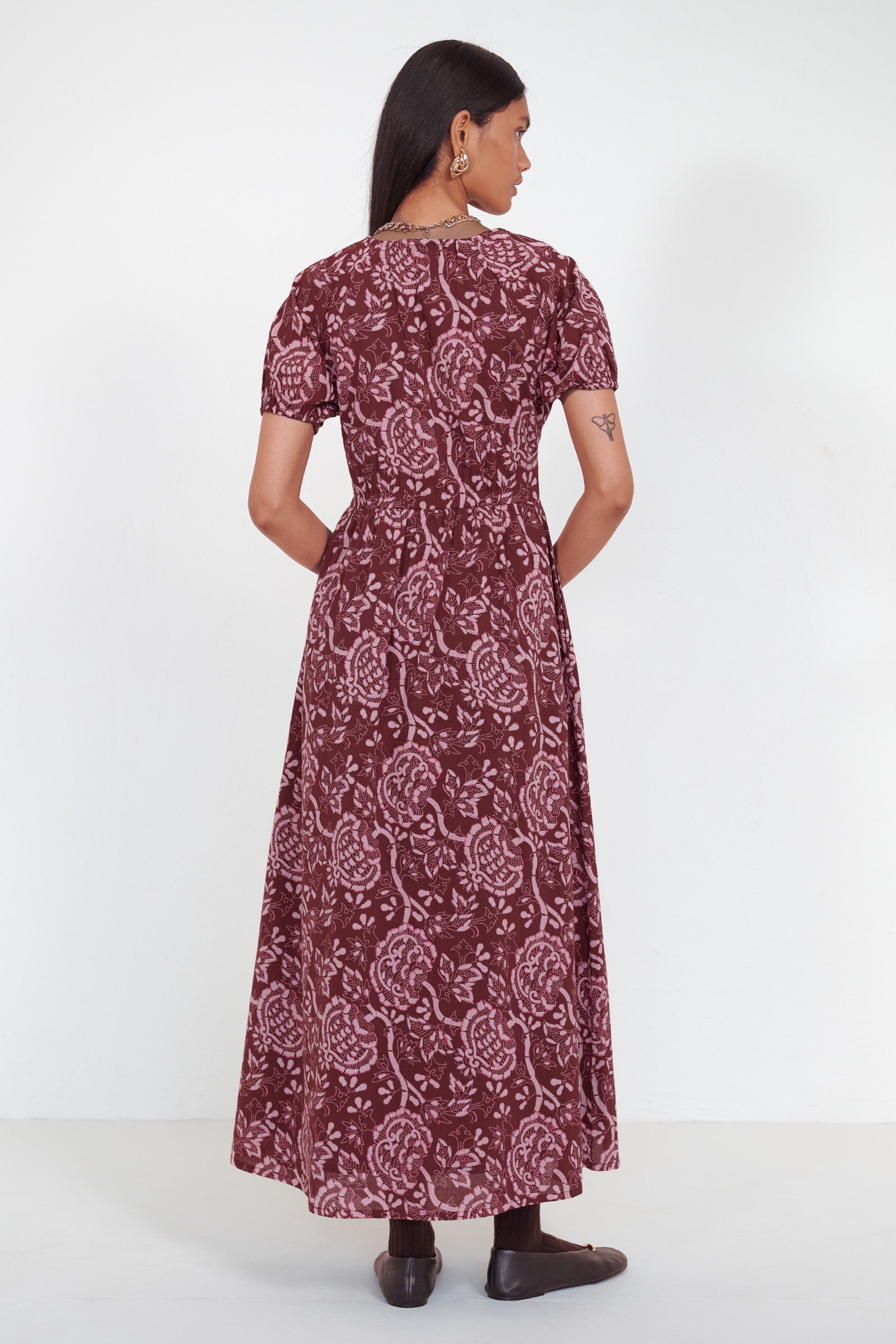 Norma Dress Coromandel Chocolate