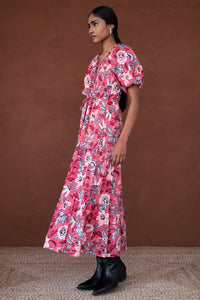 Poppy Dress Elisabetta Vine Rose