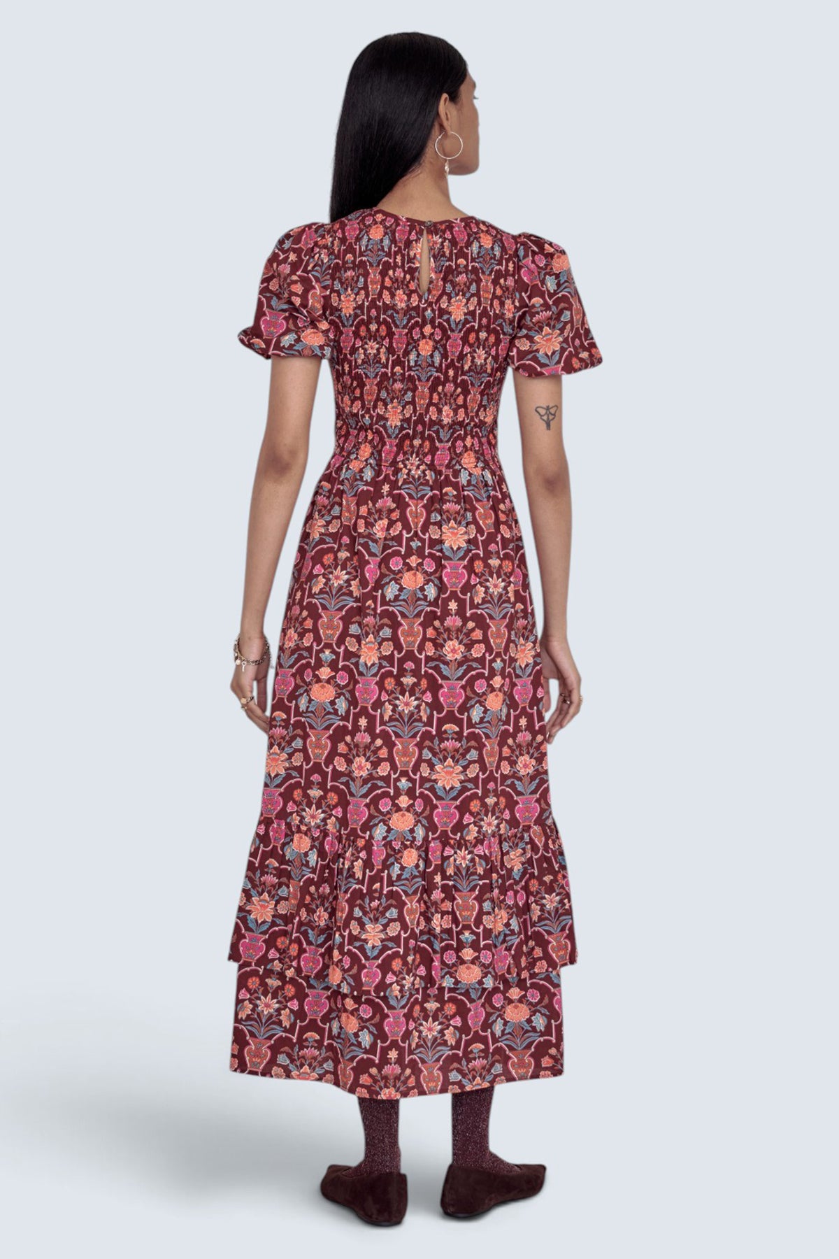 Quant Dress Floral Vase Chestnut