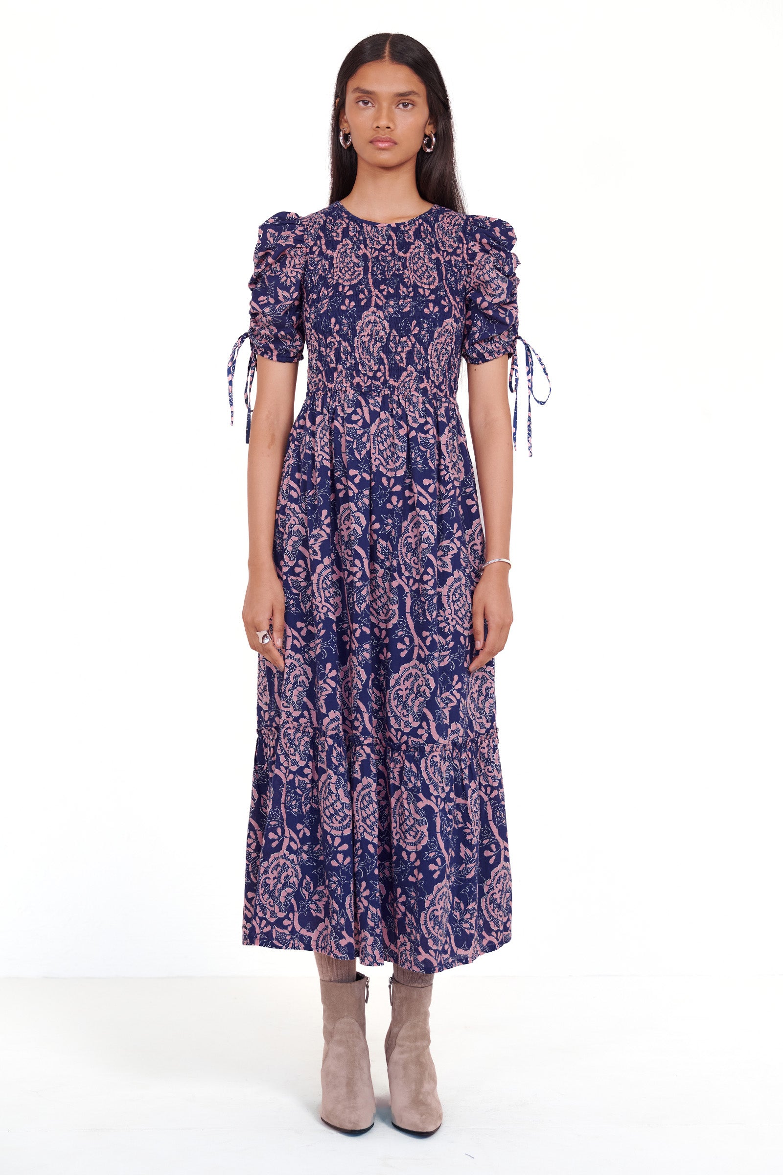Queenie Dress Coromandel Indigo
