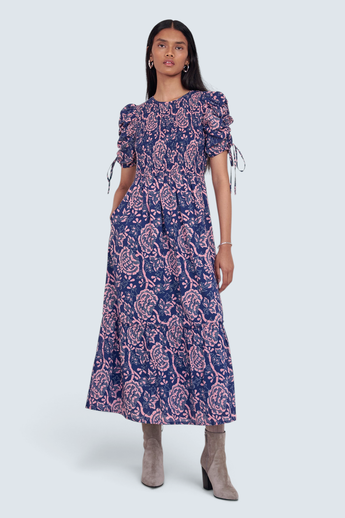 Queenie Dress Coromandel Indigo