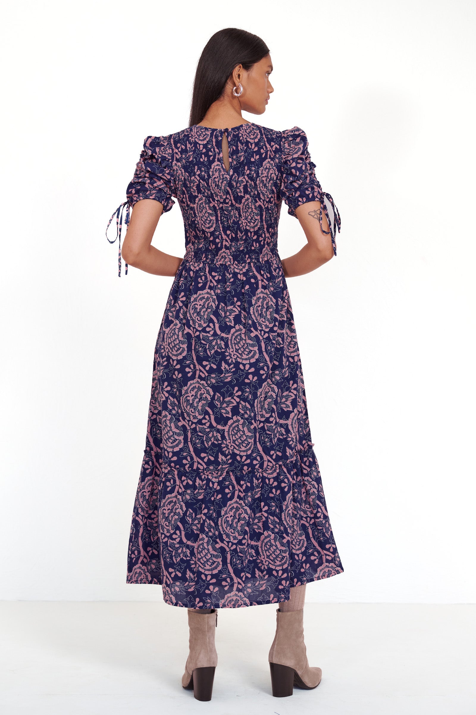 Queenie Dress Coromandel Indigo